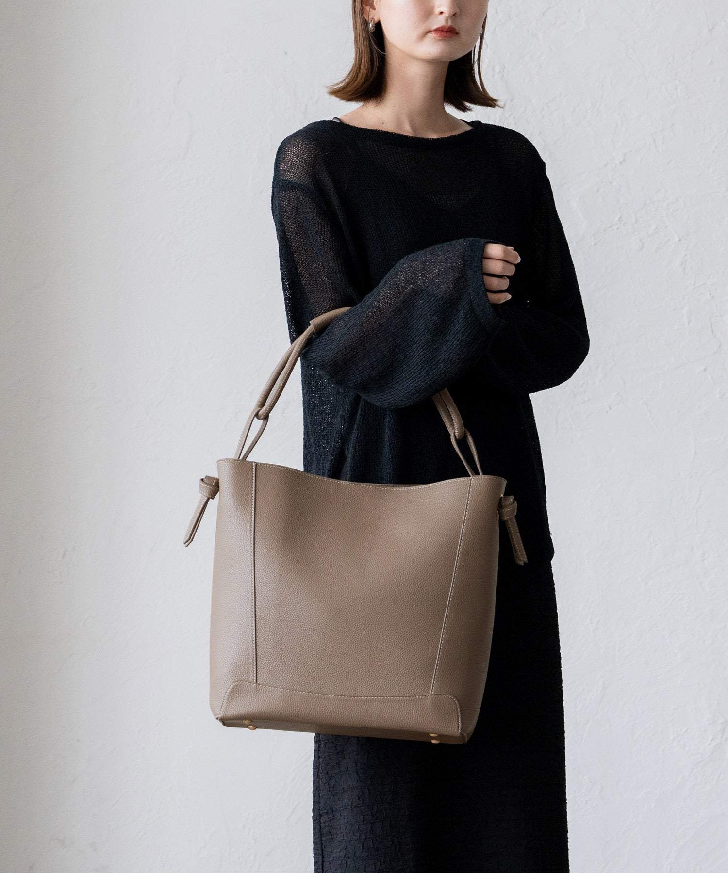 ヴィータフェリーチェ VitaFelice ワンハンドルトートバッグ