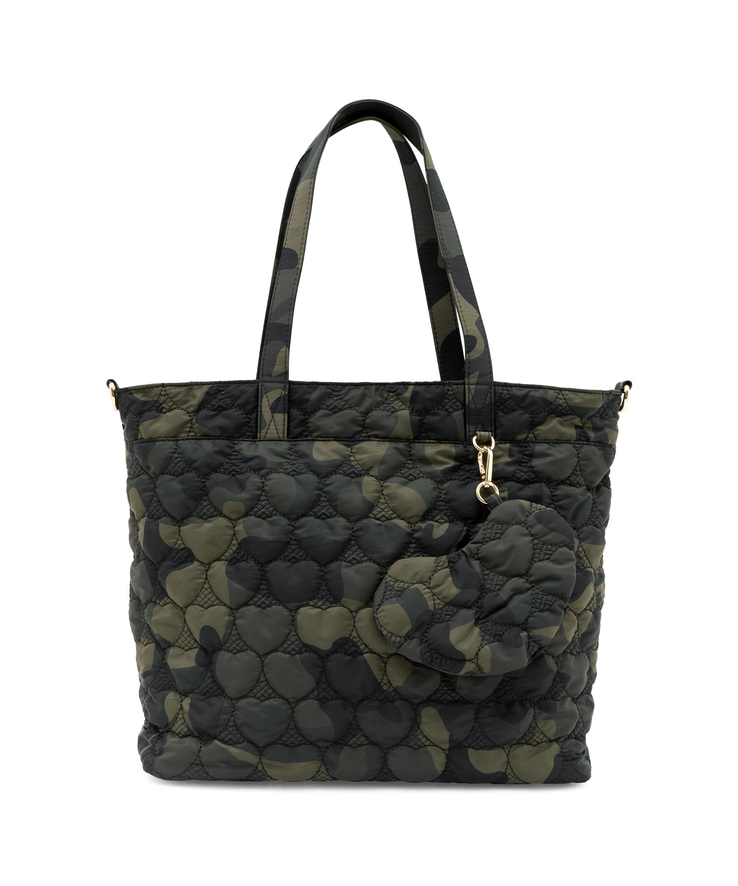 ヴィータフェリーチェ VitaFelice 2wayハート型キルティングバッグ (CAMOUFLAGE) CAMOUFLAGE