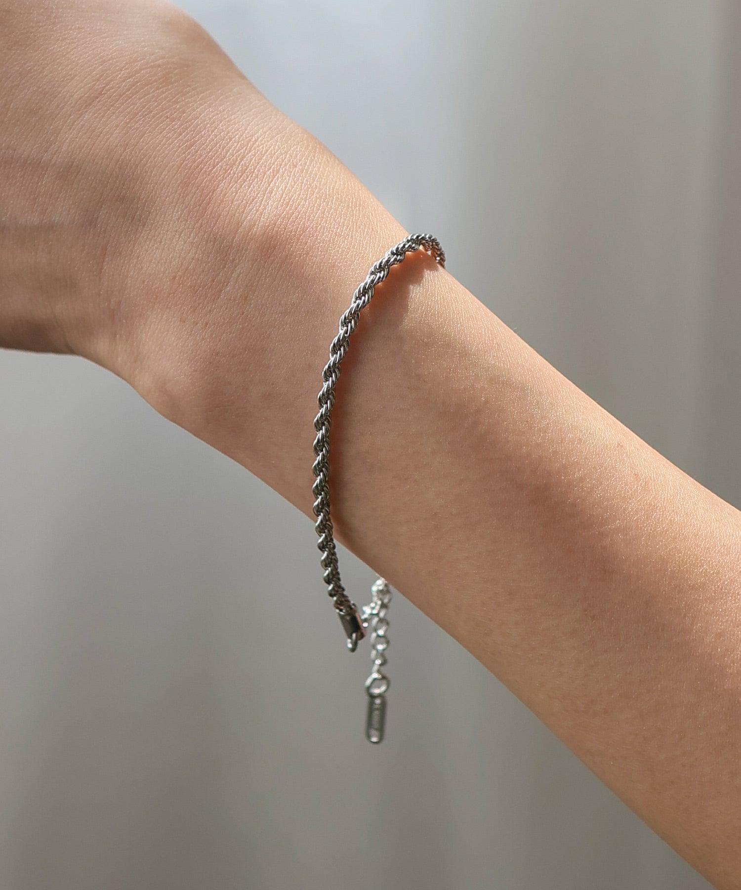 ヴィータフェリーチェ VitaFelice ねじれチェーンブレスレット (SILVER) SILVER