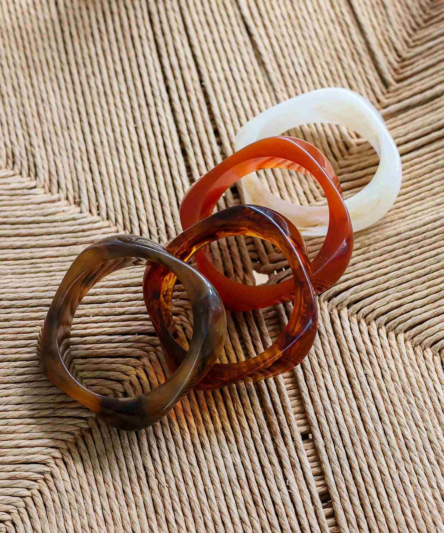 ヴィータフェリーチェ VitaFelice アクリルクリアバングル (CLEARBROWN) CLEARBROWN