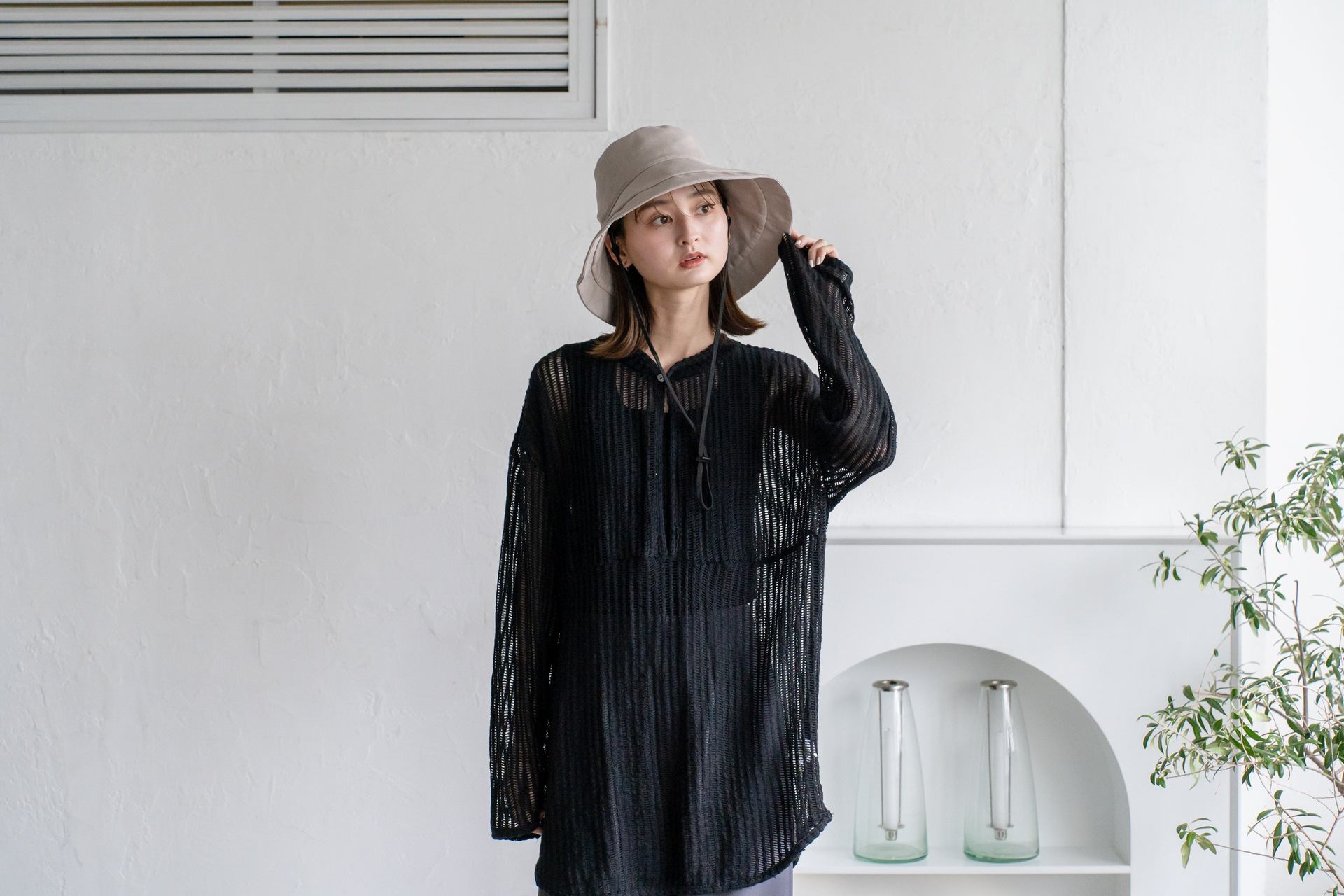 VitaFelice 紫色外線對策 接觸冷感帽子