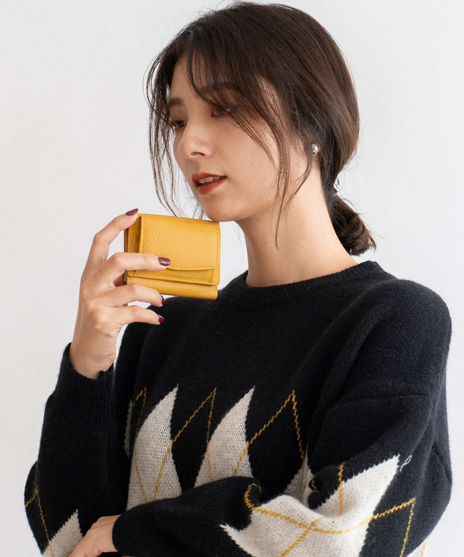 ヴィータフェリーチェ VitaFelice 【スキミング防止】本革スクエアミニウォレット