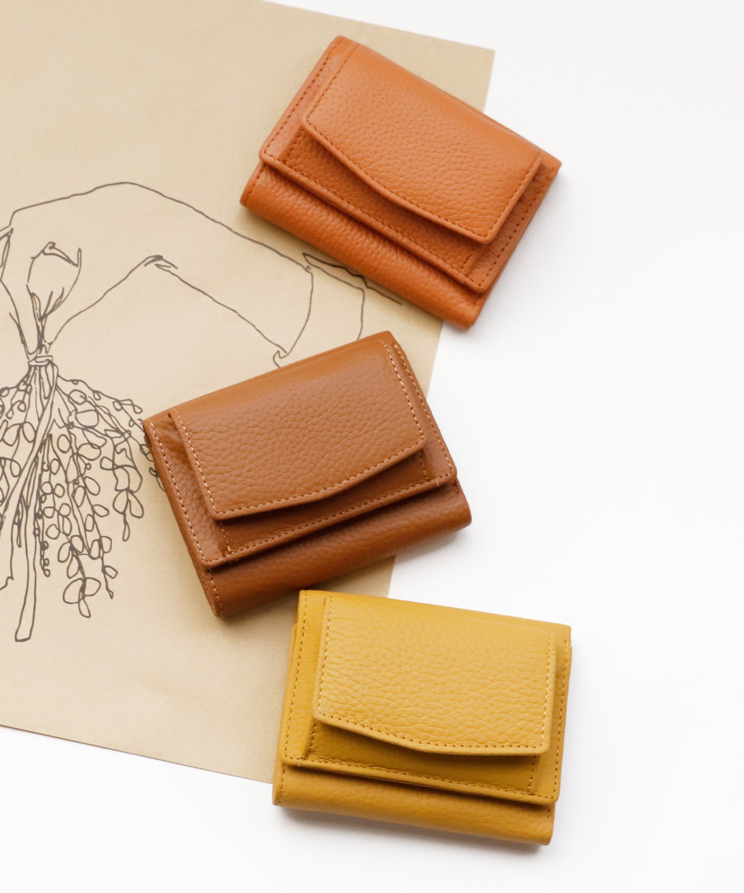 ヴィータフェリーチェ VitaFelice 【スキミング防止】本革スクエアミニウォレット