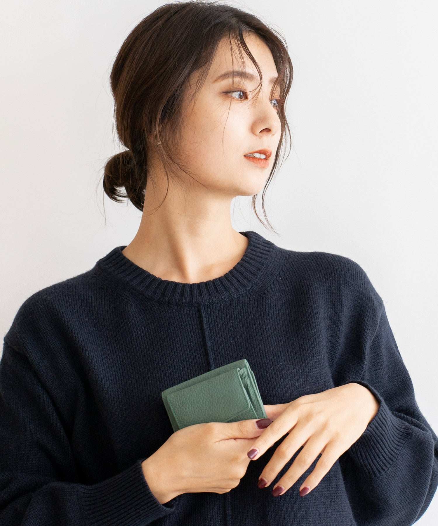 ヴィータフェリーチェ VitaFelice 【スキミング防止】本革スクエアミニウォレット