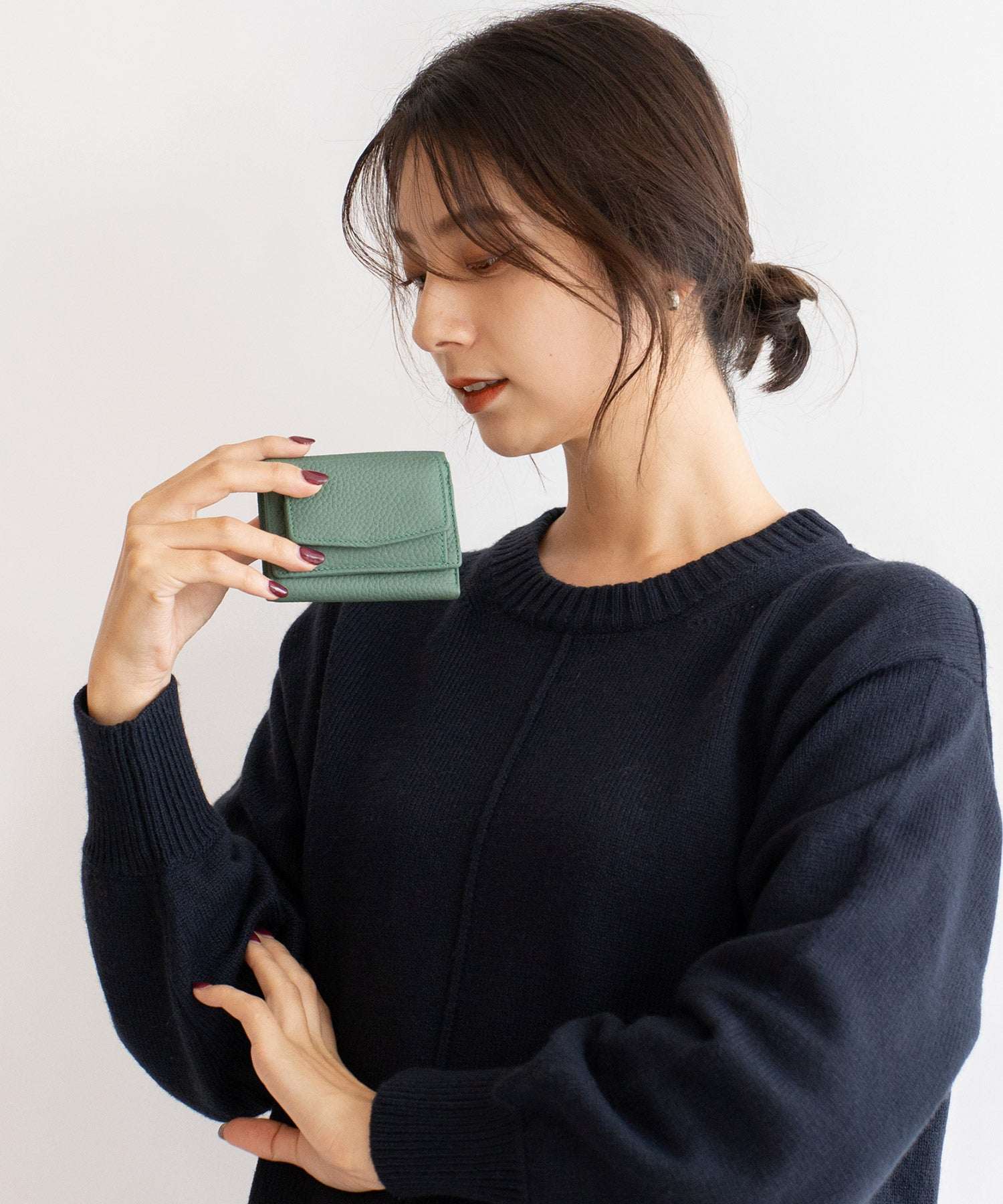 ヴィータフェリーチェ VitaFelice 【スキミング防止】本革スクエアミニウォレット