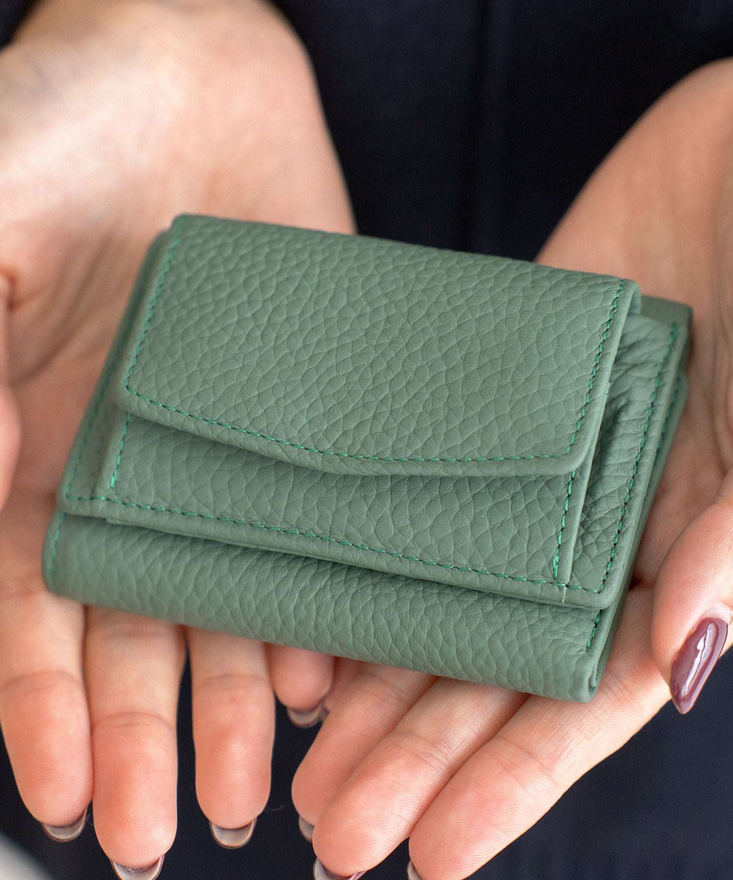 ヴィータフェリーチェ VitaFelice 【スキミング防止】本革スクエアミニウォレット