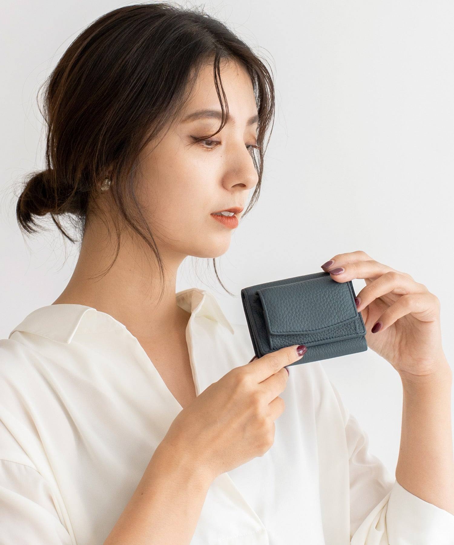 ヴィータフェリーチェ VitaFelice 【スキミング防止】本革スクエアミニウォレット