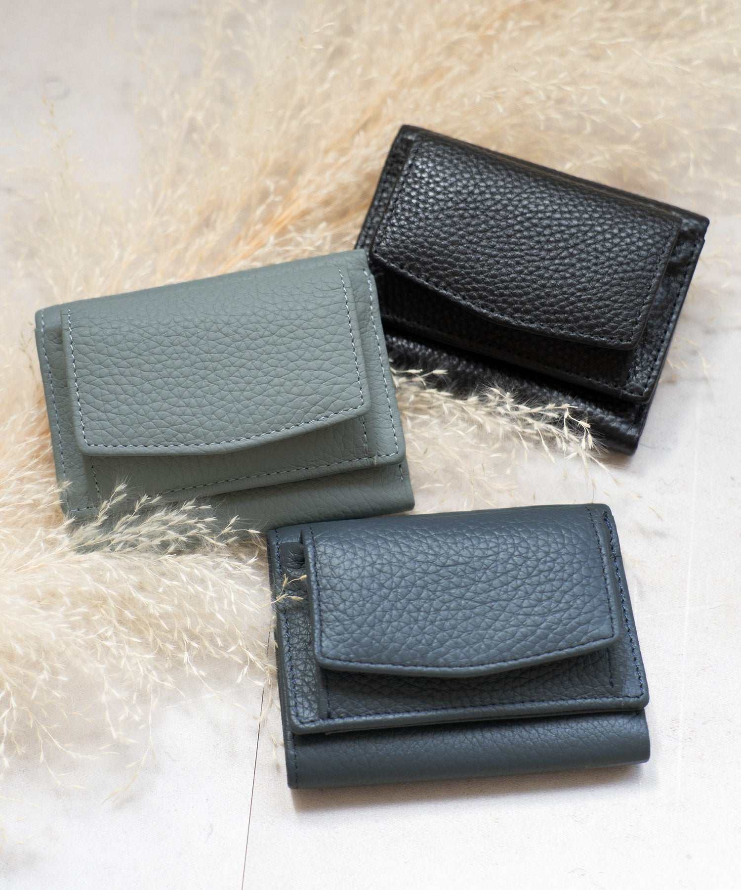 ヴィータフェリーチェ VitaFelice 【スキミング防止】本革スクエアミニウォレット