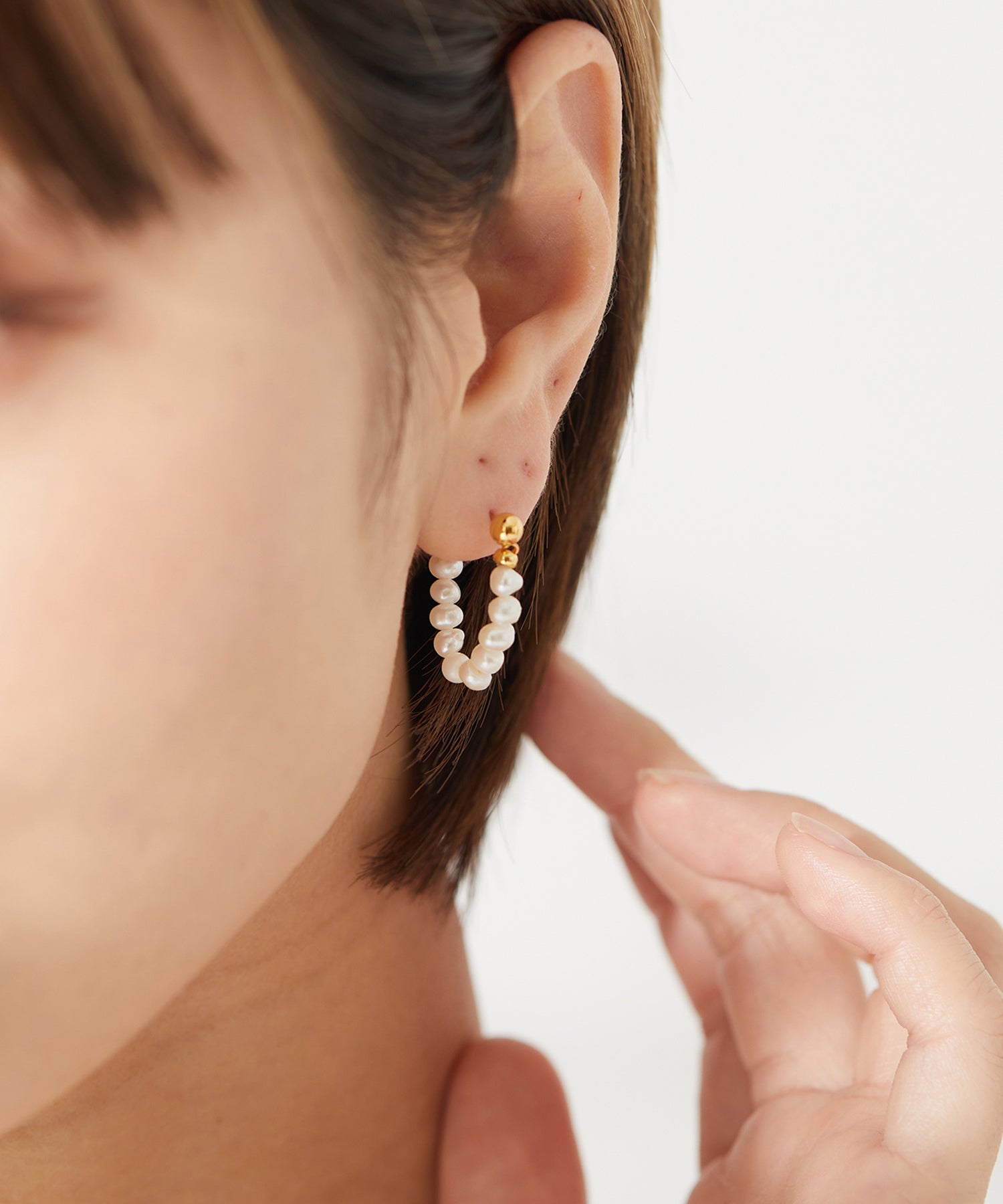 ヴィータフェリーチェ VitaFelice 小粒の淡水パールピアス