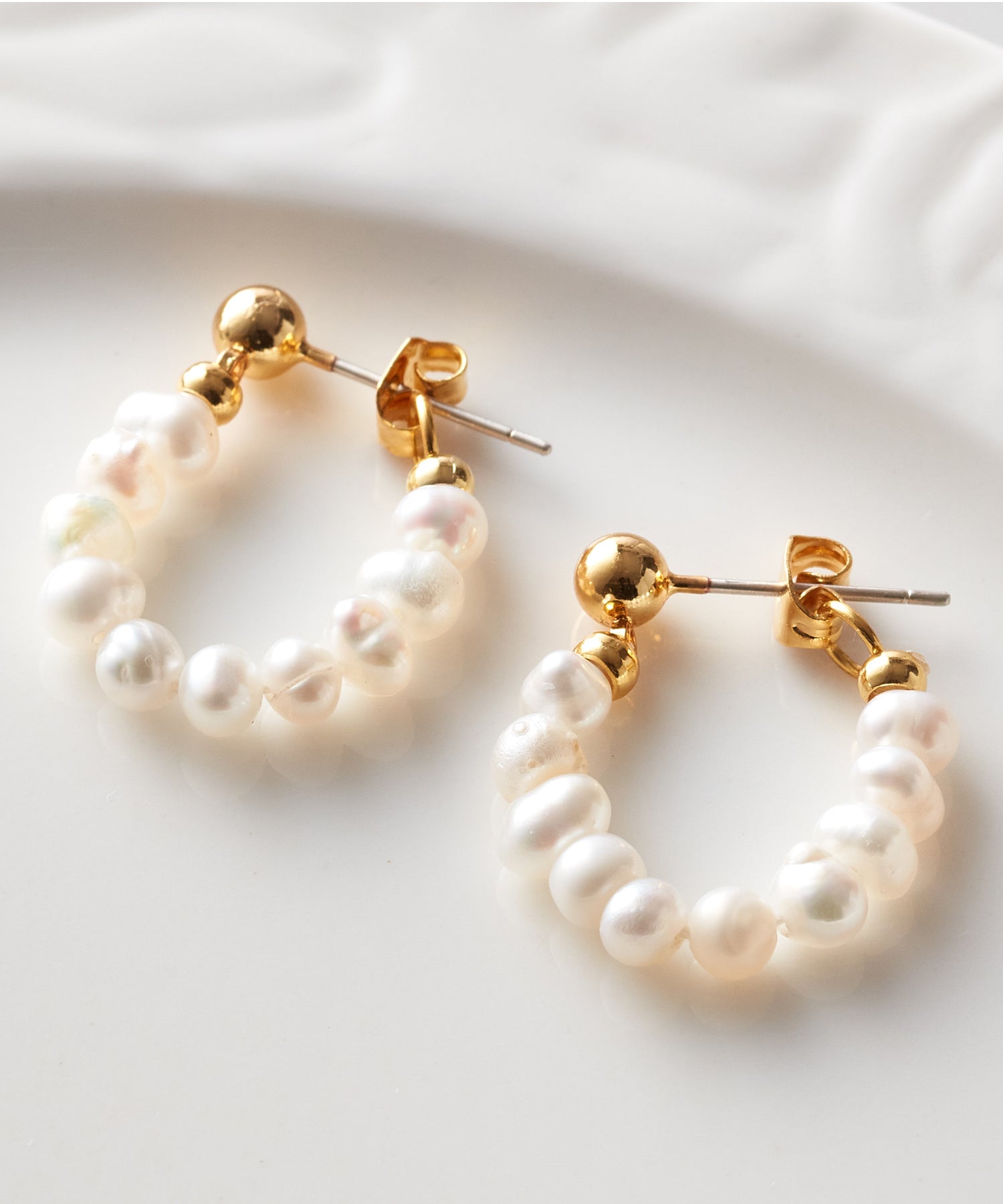 ヴィータフェリーチェ VitaFelice 小粒の淡水パールピアス