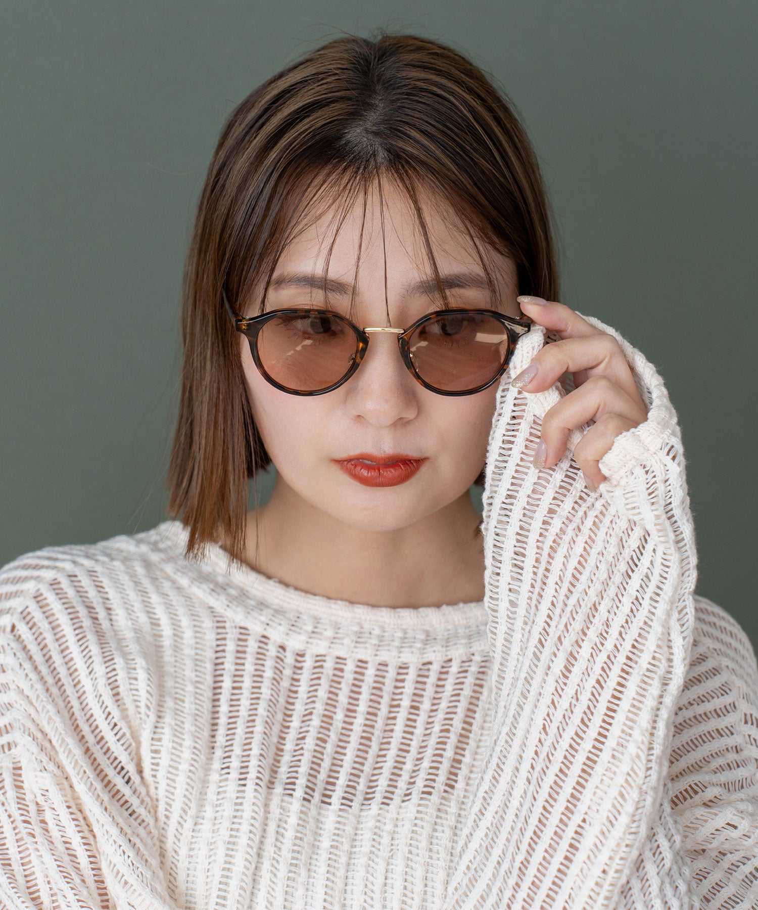 ヴィータフェリーチェ VitaFelice 超軽量 サングラス UVカット,B