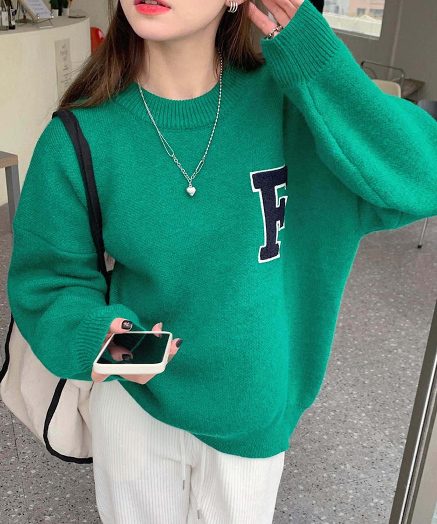 ヴィータフェリーチェ VitaFelice Fロゴニット,GREEN