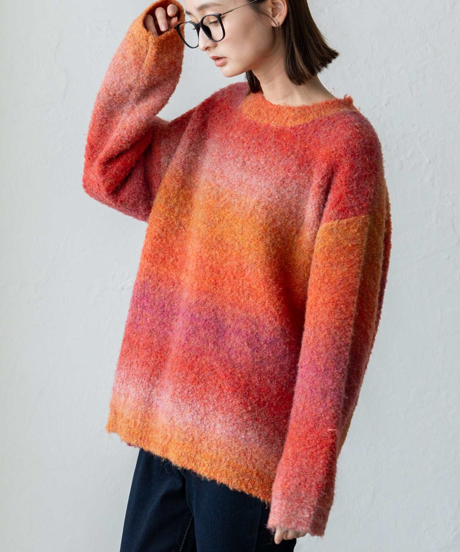 ヴィータフェリーチェ VitaFelice プルオーバー マーブルニット