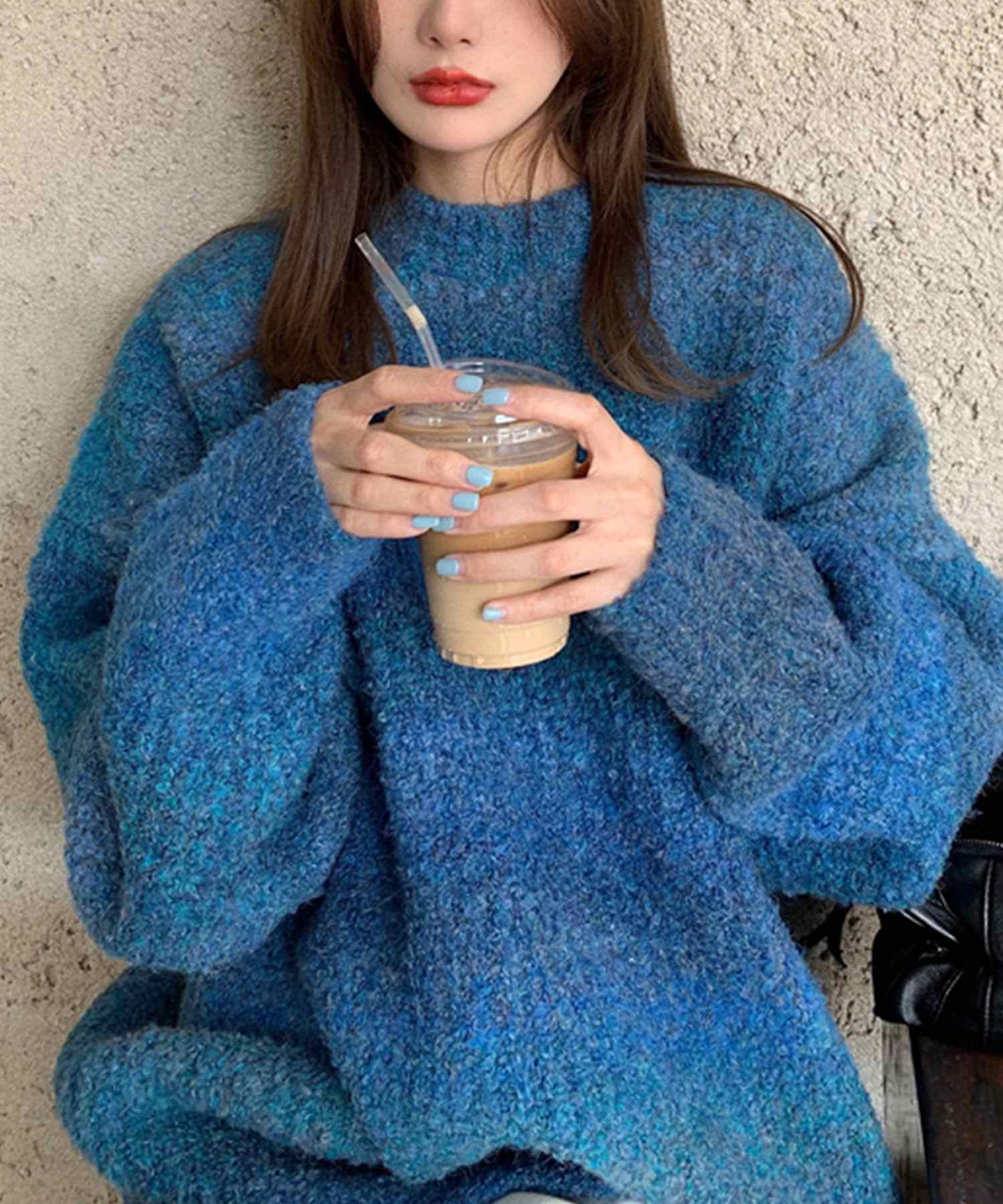 ヴィータフェリーチェ VitaFelice プルオーバー マーブルニット