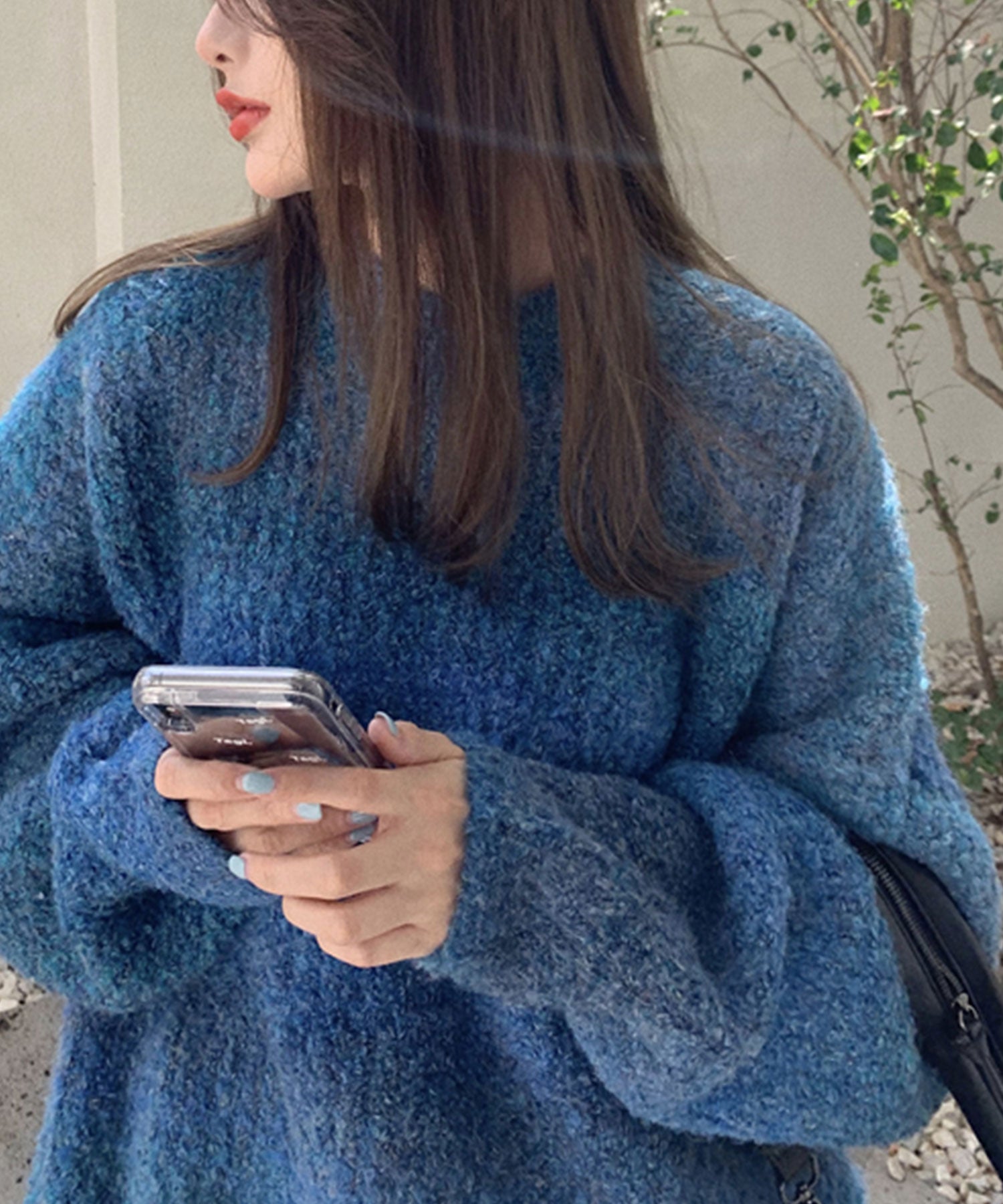 ヴィータフェリーチェ VitaFelice プルオーバー マーブルニット