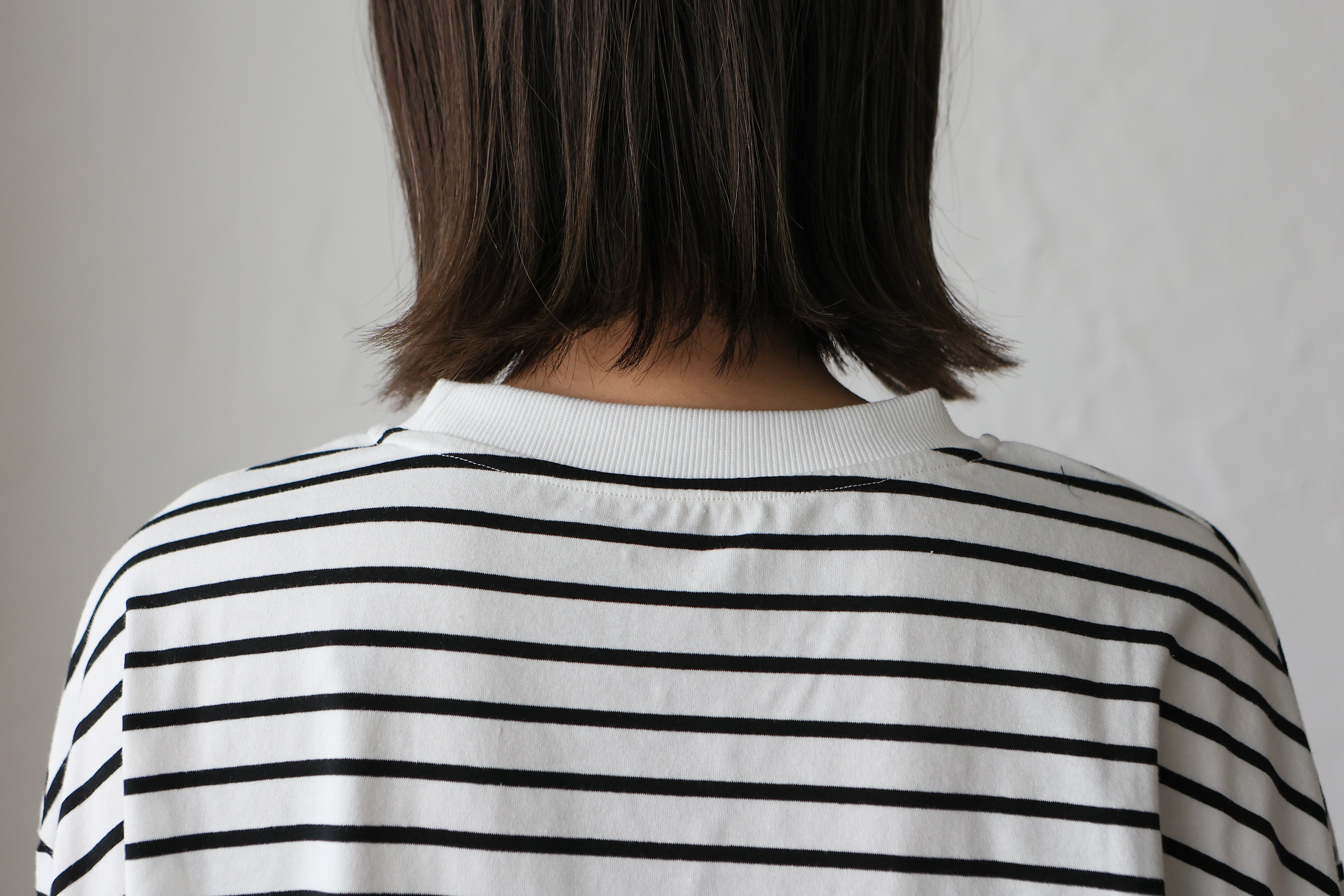 ヴィータフェリーチェ VitaFelice ボーダー長袖ロンT (GRAY) GRAY