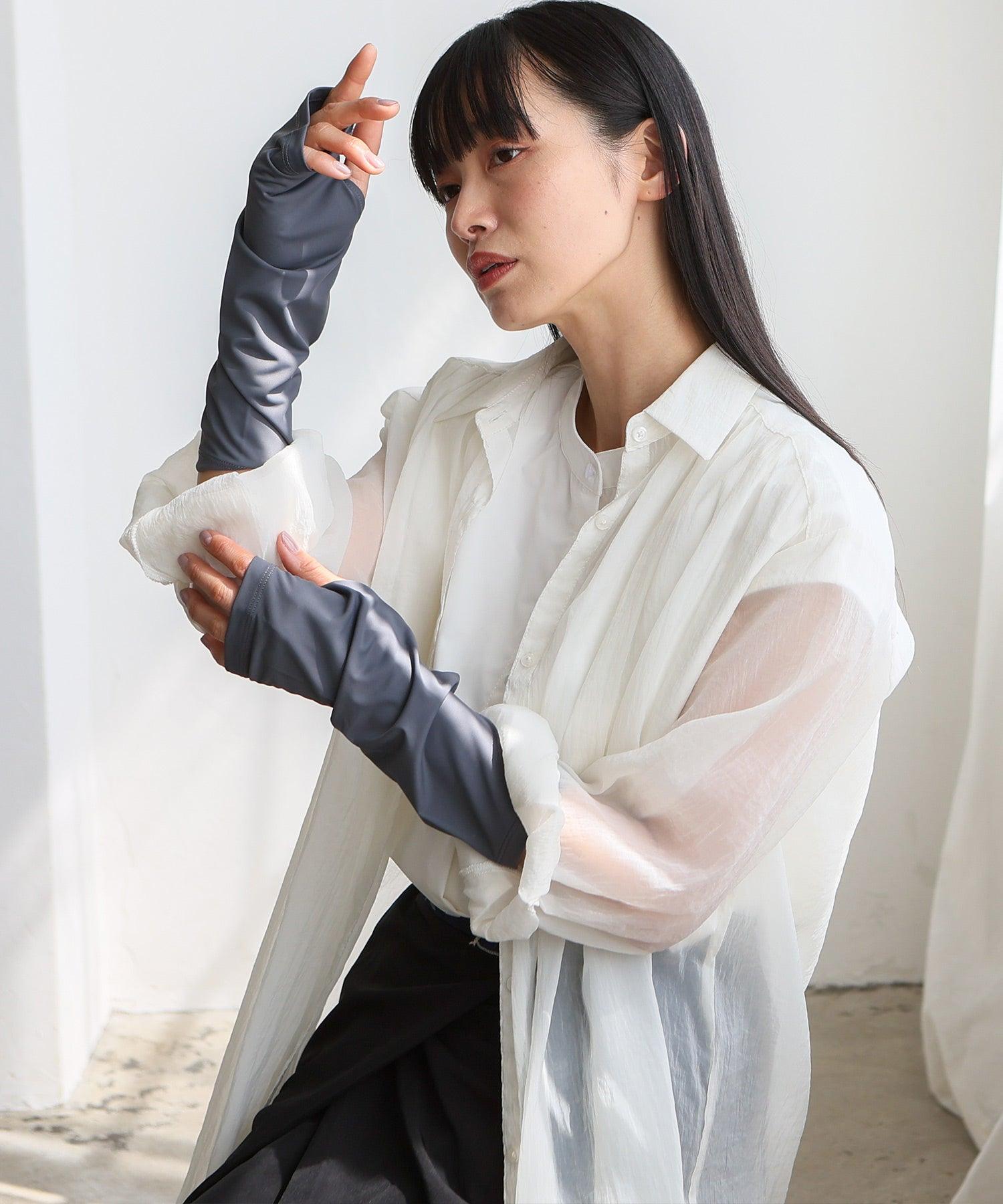 ヴィータフェリーチェ VitaFelice 接触冷感UVショートアームカバー (CGRAY) CGRAY