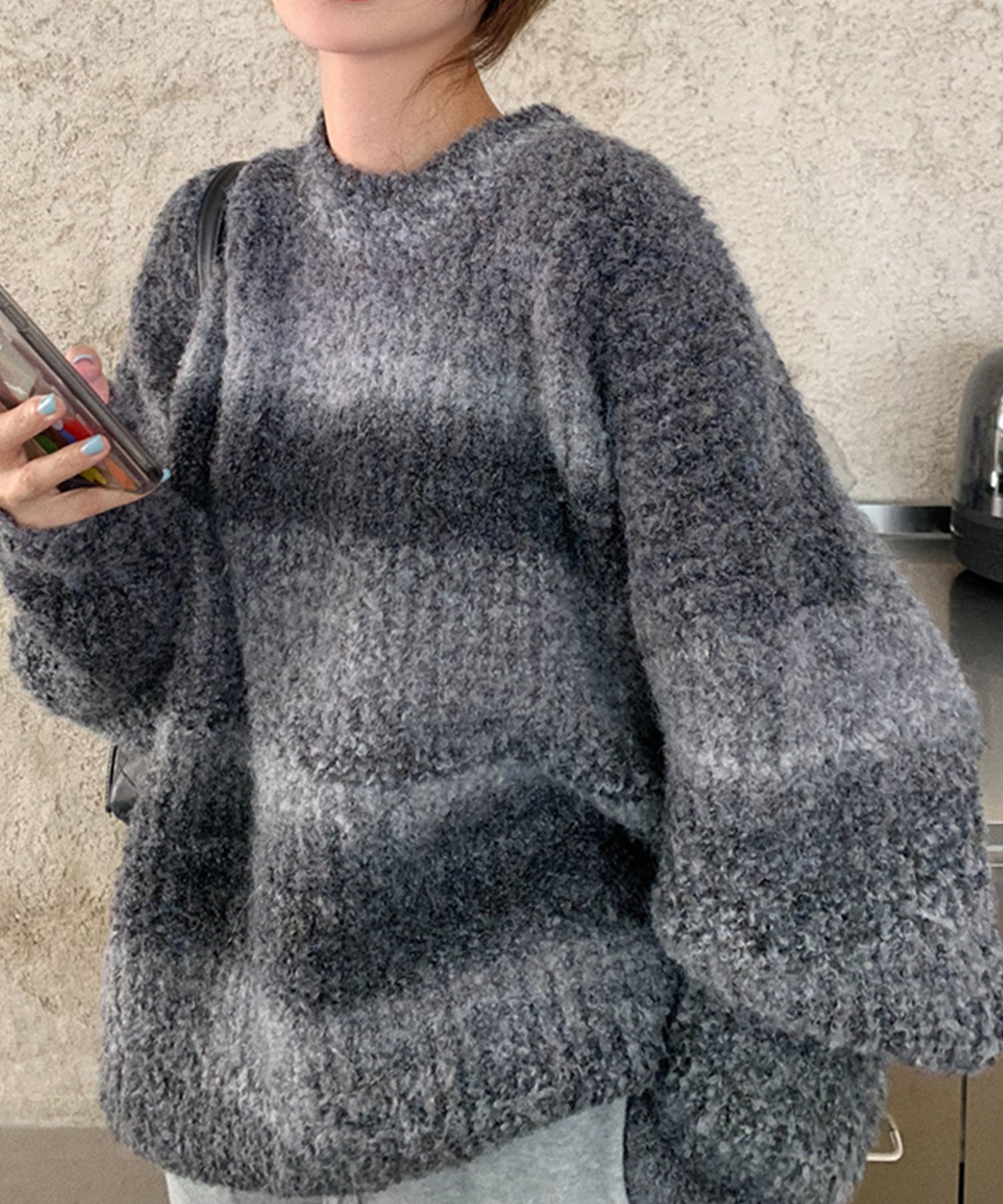 Popular / VitaFelice Pullover Marble Knit