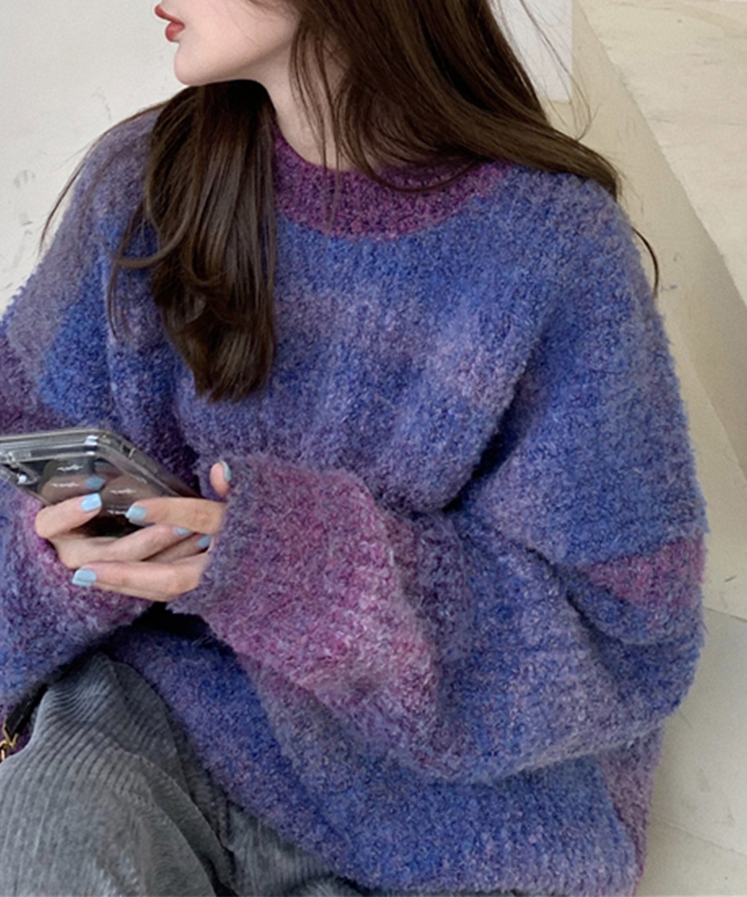 Popular / VitaFelice Pullover Marble Knit
