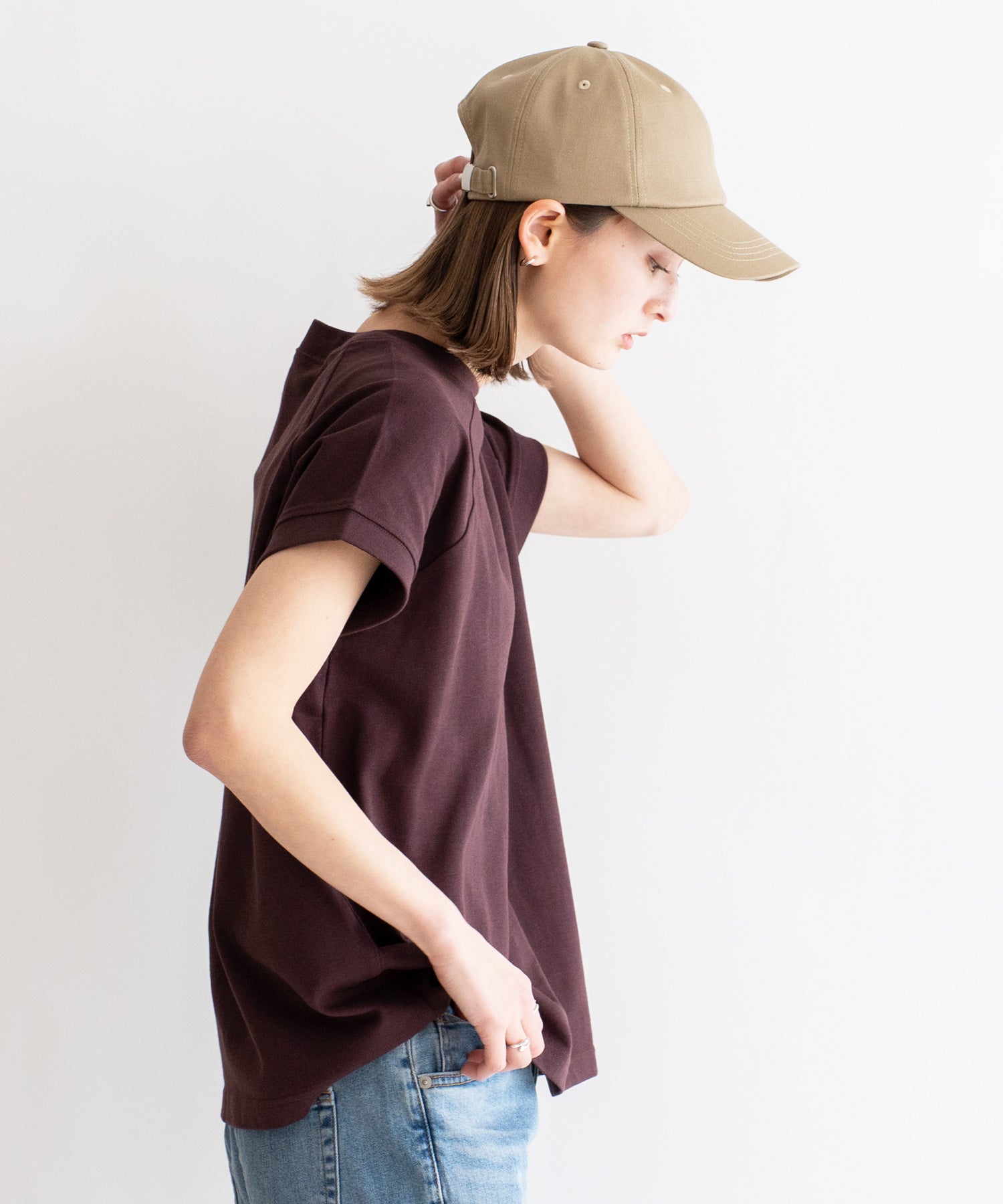 ヴィータフェリーチェ VitaFelice コットンクルーネックTシャツ