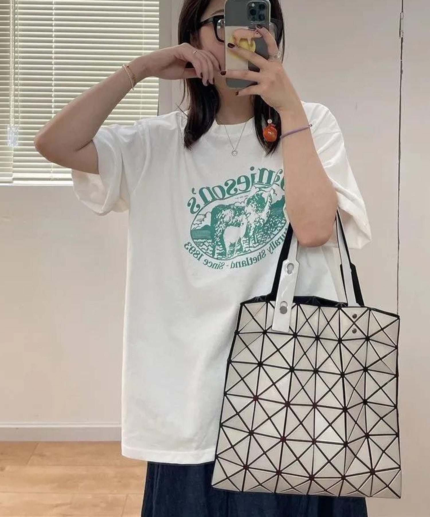 ヴィータフェリーチェ VitaFelice ルーズスタイル ロゴTシャツ (WHITE) WHITE