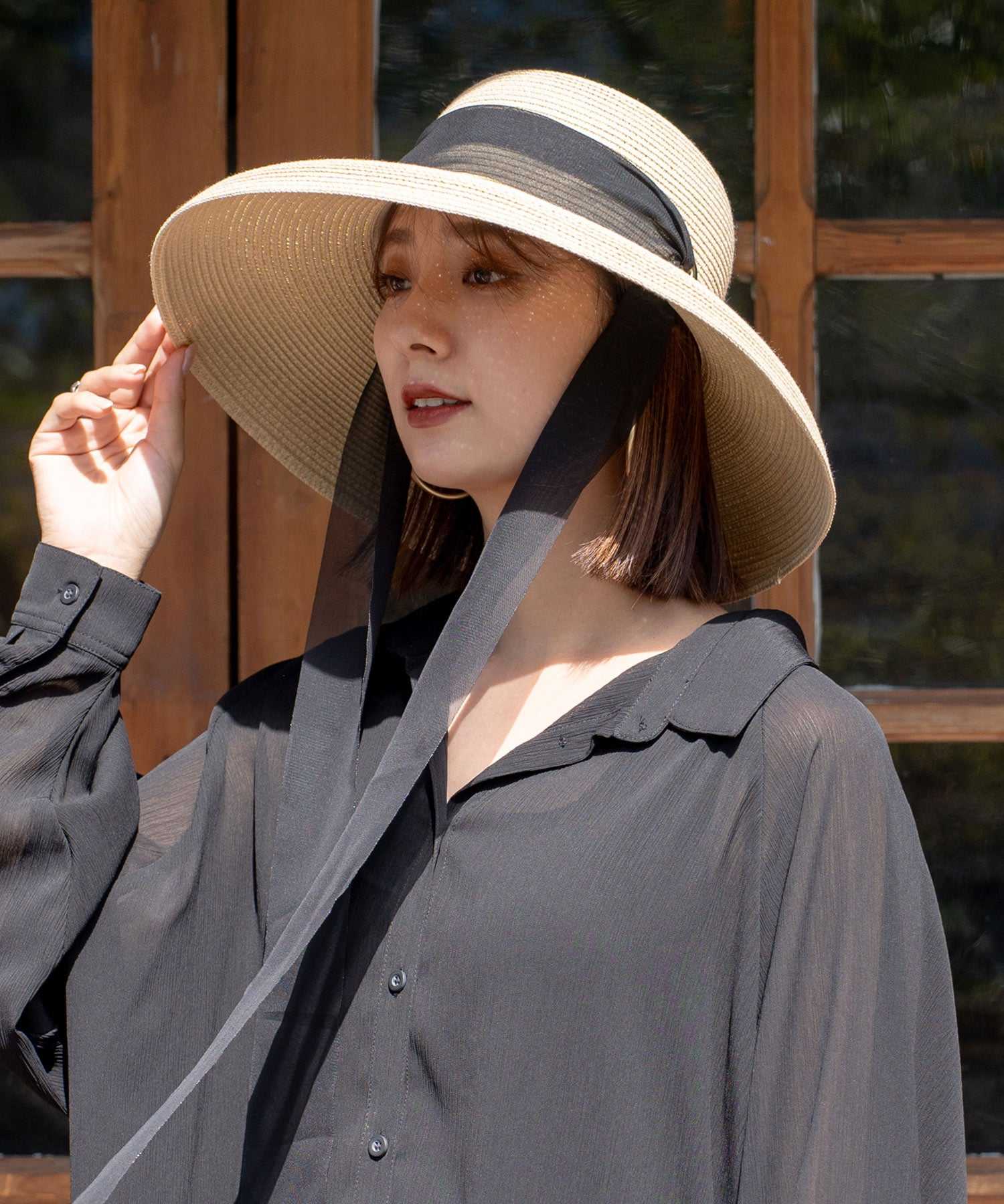 ヴィータフェリーチェ VitaFelice カサブランカハット,NATURAL