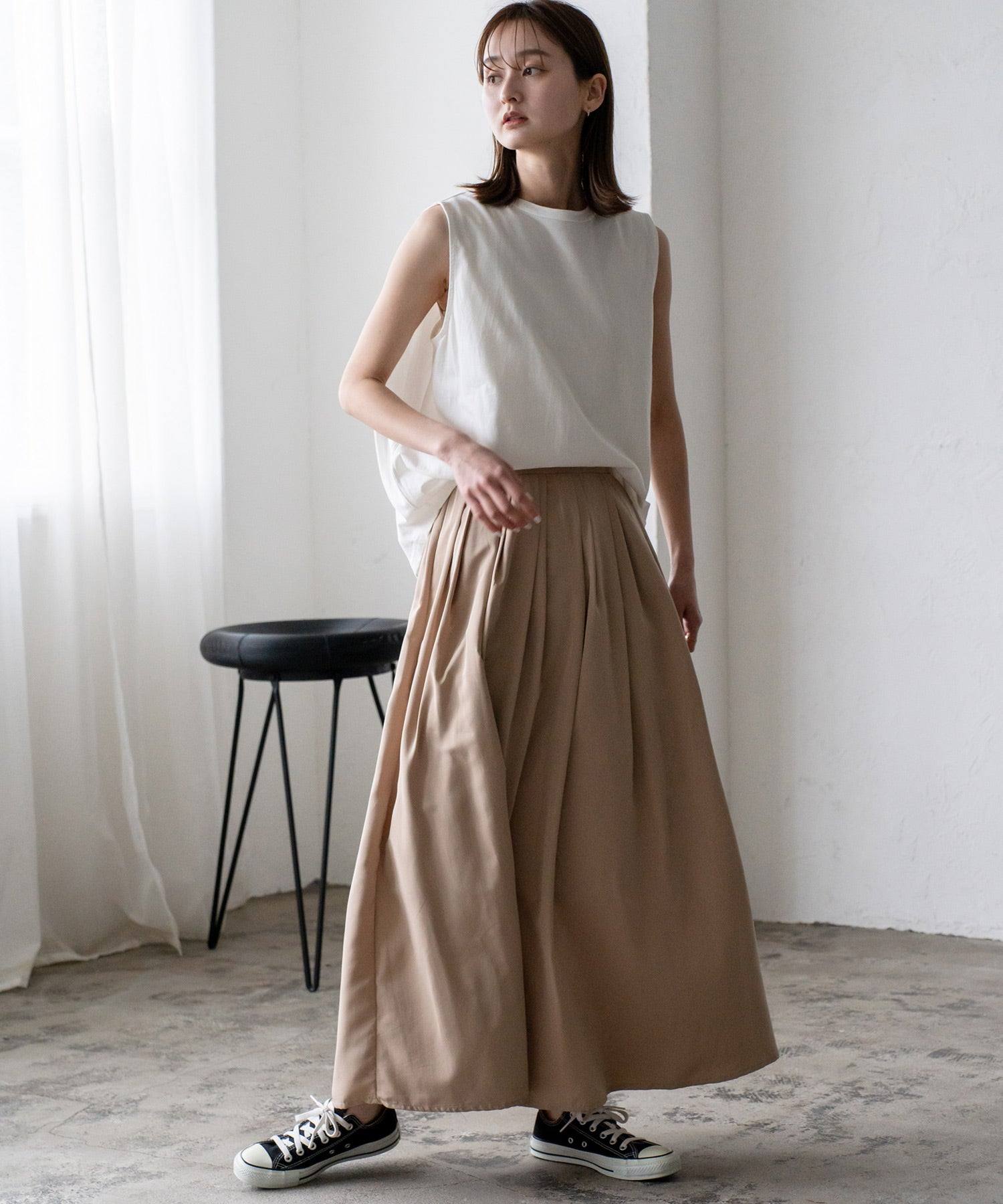 ヴィータフェリーチェ VitaFelice タックギャザーボリュームスカート