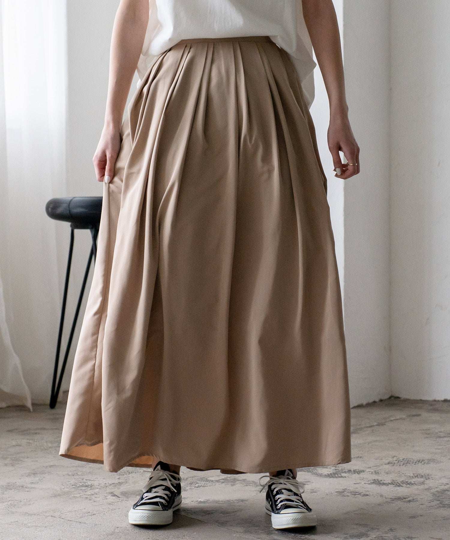 ヴィータフェリーチェ VitaFelice タックギャザーボリュームスカート