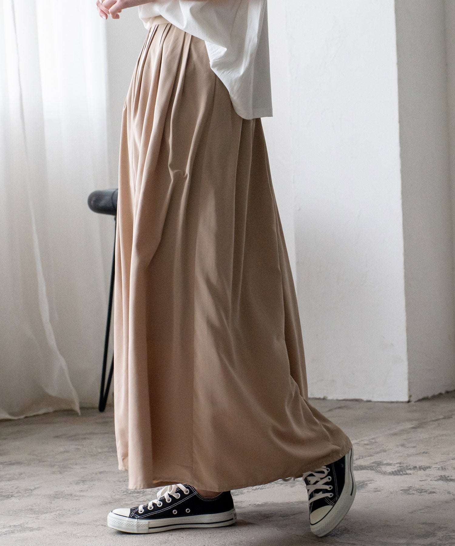 ヴィータフェリーチェ VitaFelice タックギャザーボリュームスカート