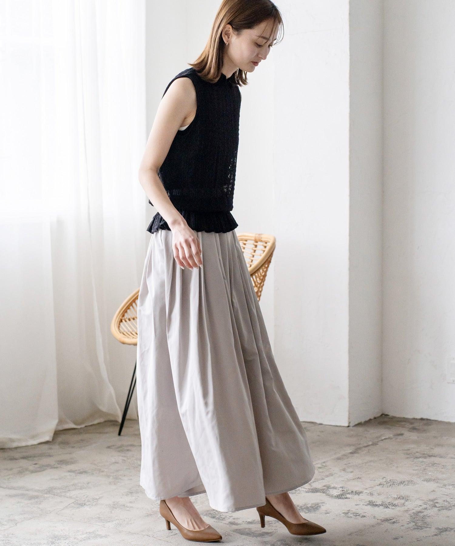 ヴィータフェリーチェ VitaFelice タックギャザーボリュームスカート