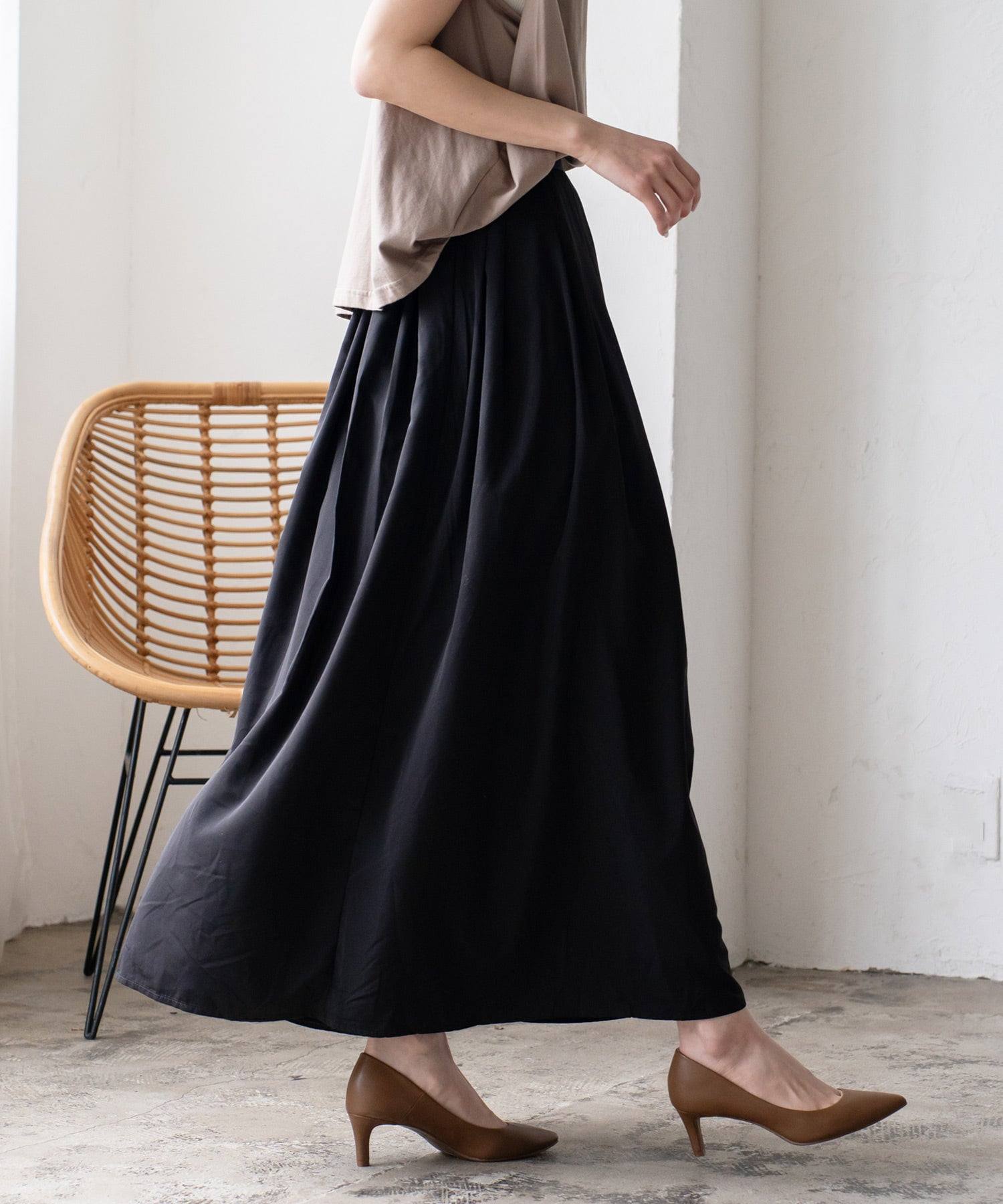 ヴィータフェリーチェ VitaFelice タックギャザーボリュームスカート