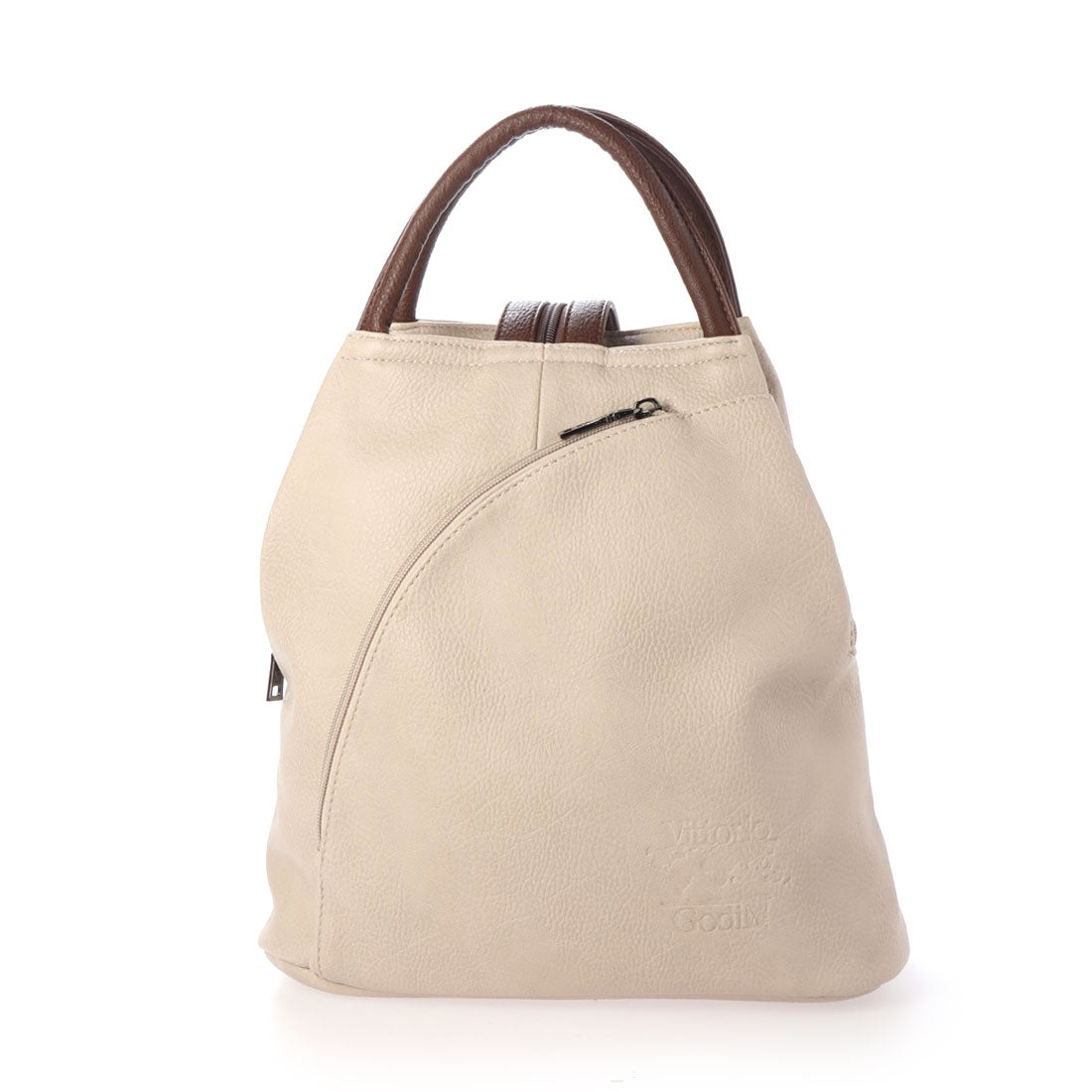 ヴィットリオ・ゴーディ Vittorio Godi リュック,グレージュ