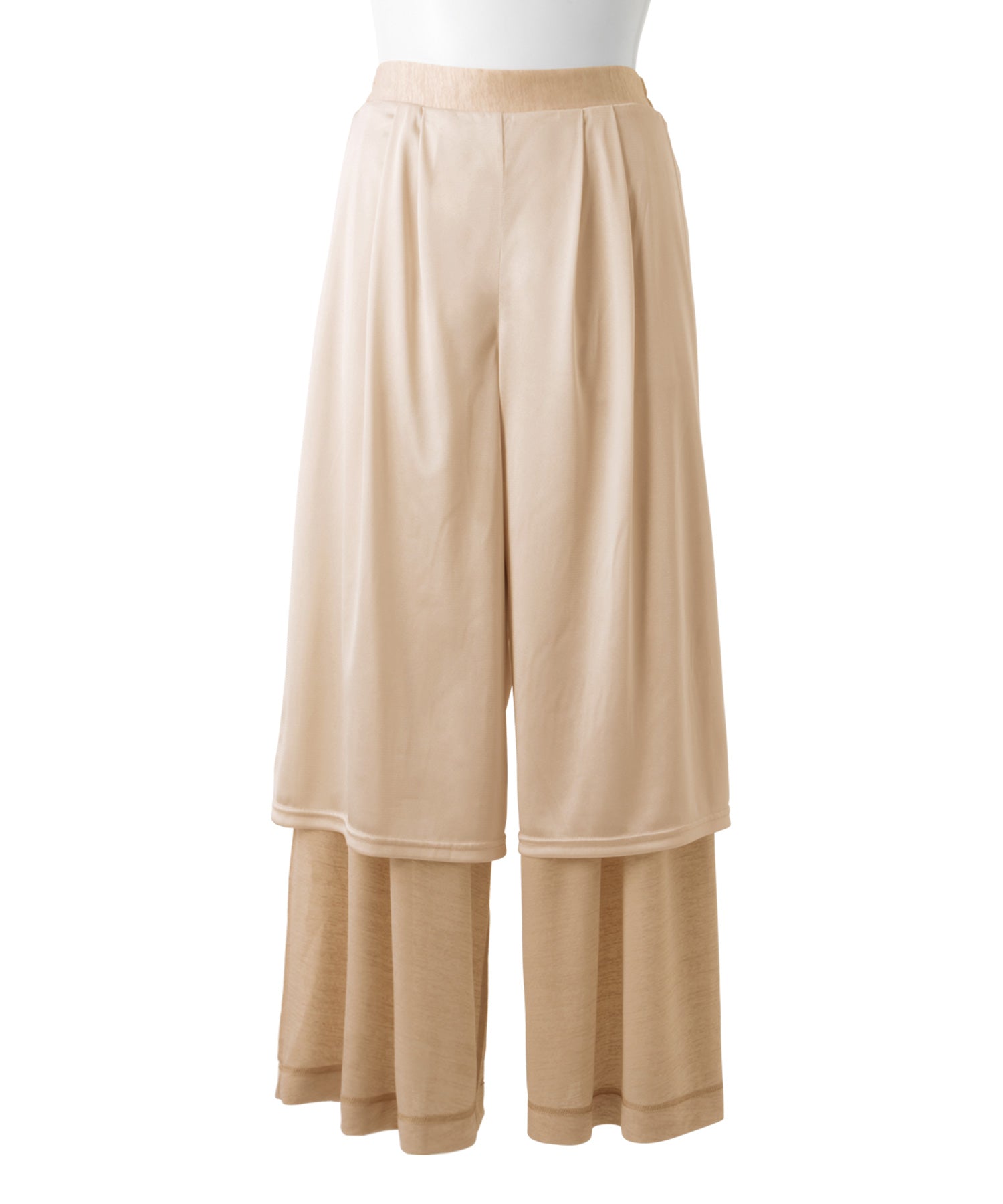 【接触冷感】裏地ひんやりパンツ<レギュラー丈>