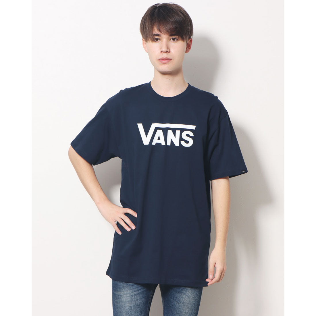 ヴァンズ VANS MN VNS CLASSIC (ネイビー×ホワイト) ネイビー×ホワイト