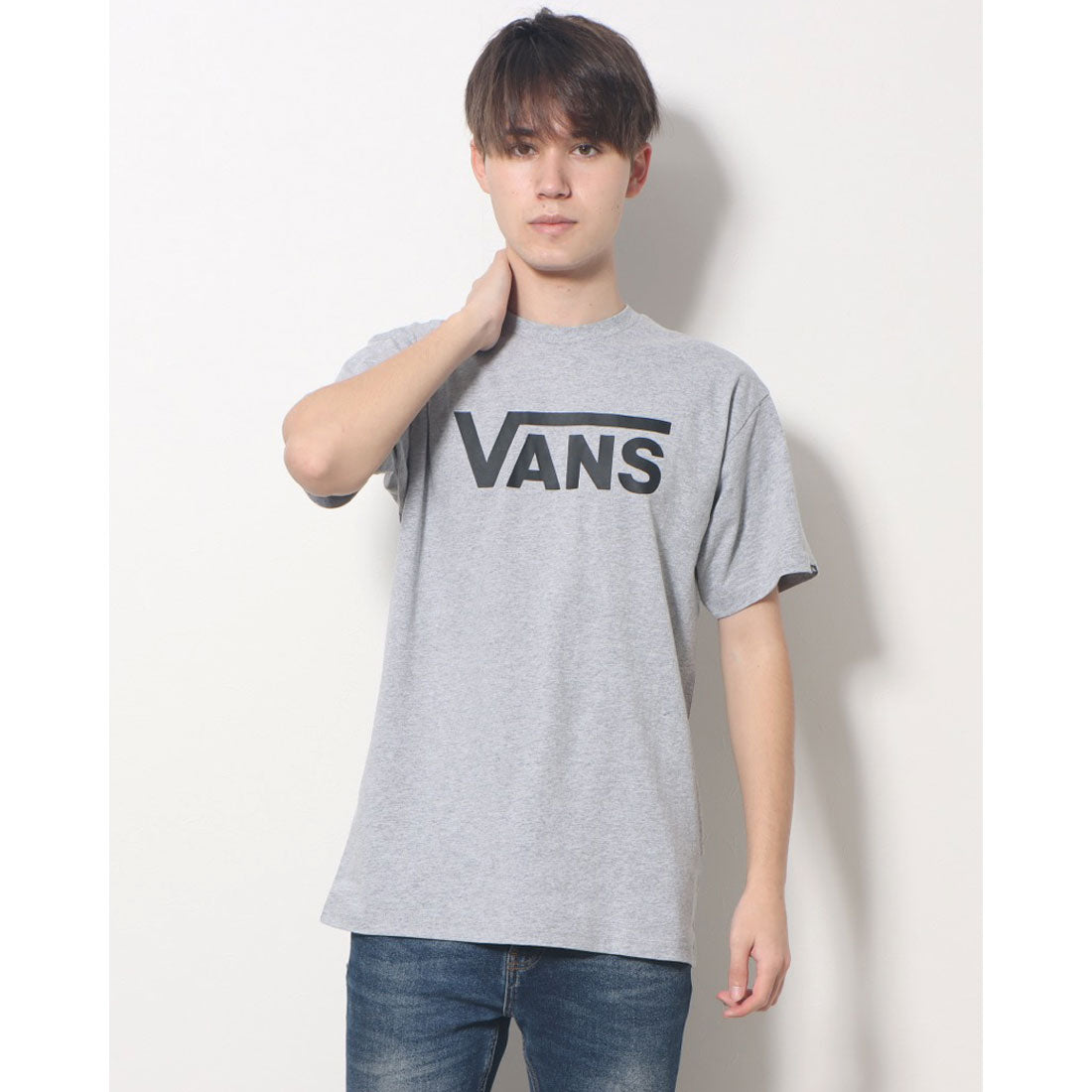 ヴァンズ VANS MN VNS CLASSIC (ヘザーグレー×ブラック) ヘザーグレー×ブラック