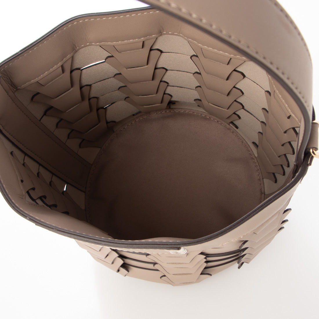ヴィーガンヴュー veganview v piece mesh bucket bag (グレージュ) グレージュ