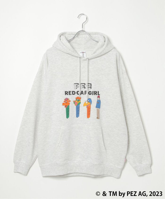 ヴァンス エクスチェンジ VENCE EXCHANGE PEZ×Red Cap Girl コラボパーカー (ダークグレイ) ダークグレイ
