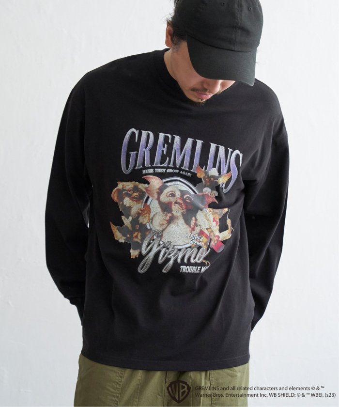 ヴァンス エクスチェンジ VENCE EXCHANGE GREMLINS グレムリン コラージュプリントロンT (ホワイト) ホワイト