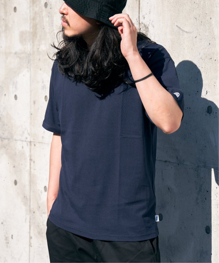 ヴァンス エクスチェンジ VENCE EXCHANGE DISCUS ATHLETIC クルーTシャツ (ブラック) ブラック