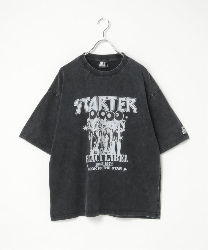 ヴァンス エクスチェンジ VENCE EXCHANGE STARTER BLACK LABEL スターターブラックレーベル ケミカル加工Tシャツ (ソノタC) ソノタC
