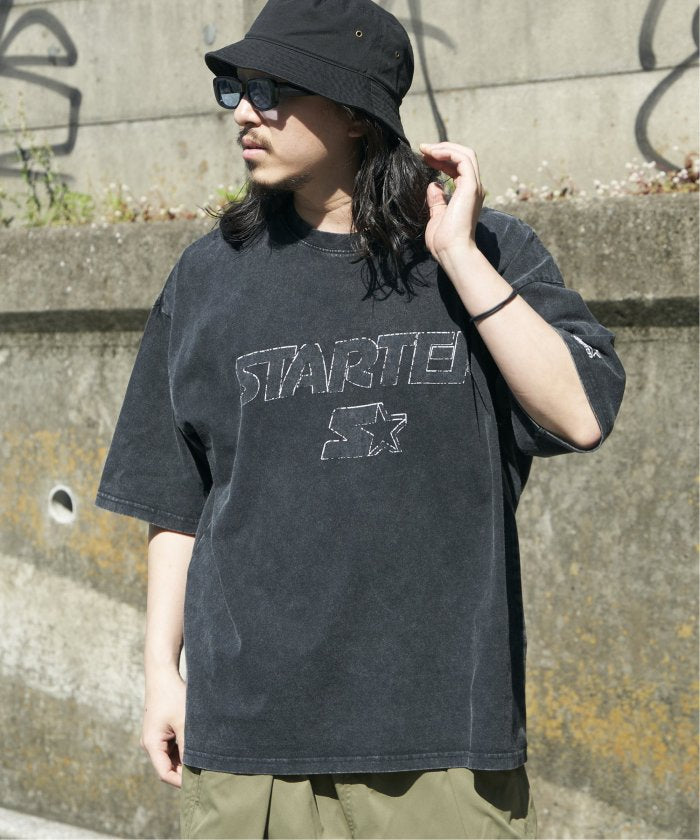 ヴァンス エクスチェンジ VENCE EXCHANGE STARTER BLACK LABEL スターターブラックレーベル ケミカル加工Tシャツ (ソノタC) ソノタC