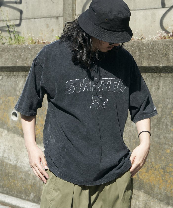 ヴァンス エクスチェンジ VENCE EXCHANGE STARTER BLACK LABEL スターターブラックレーベル ケミカル加工Tシャツ (ソノタC) ソノタC