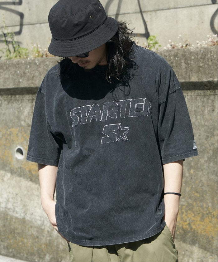 ヴァンス エクスチェンジ VENCE EXCHANGE STARTER BLACK LABEL スターターブラックレーベル ケミカル加工Tシャツ (ソノタC) ソノタC