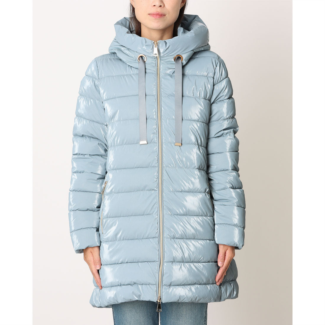 ベスジョーヤ VESGIOIA イタリア製ナイロンコート (ブルーグレー) ブルーグレー