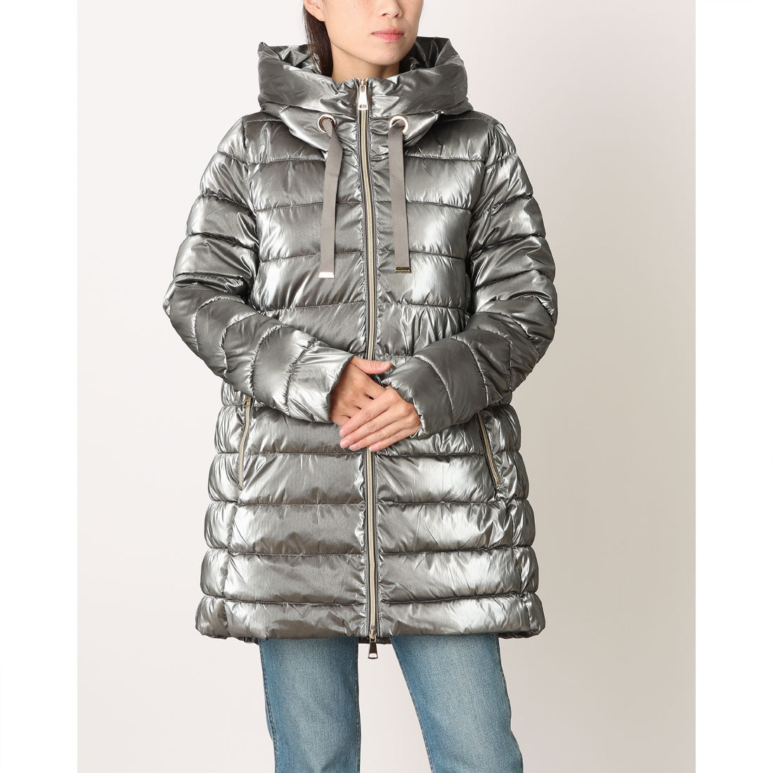 ベスジョーヤ VESGIOIA イタリア製ナイロンコート (メタル) メタル