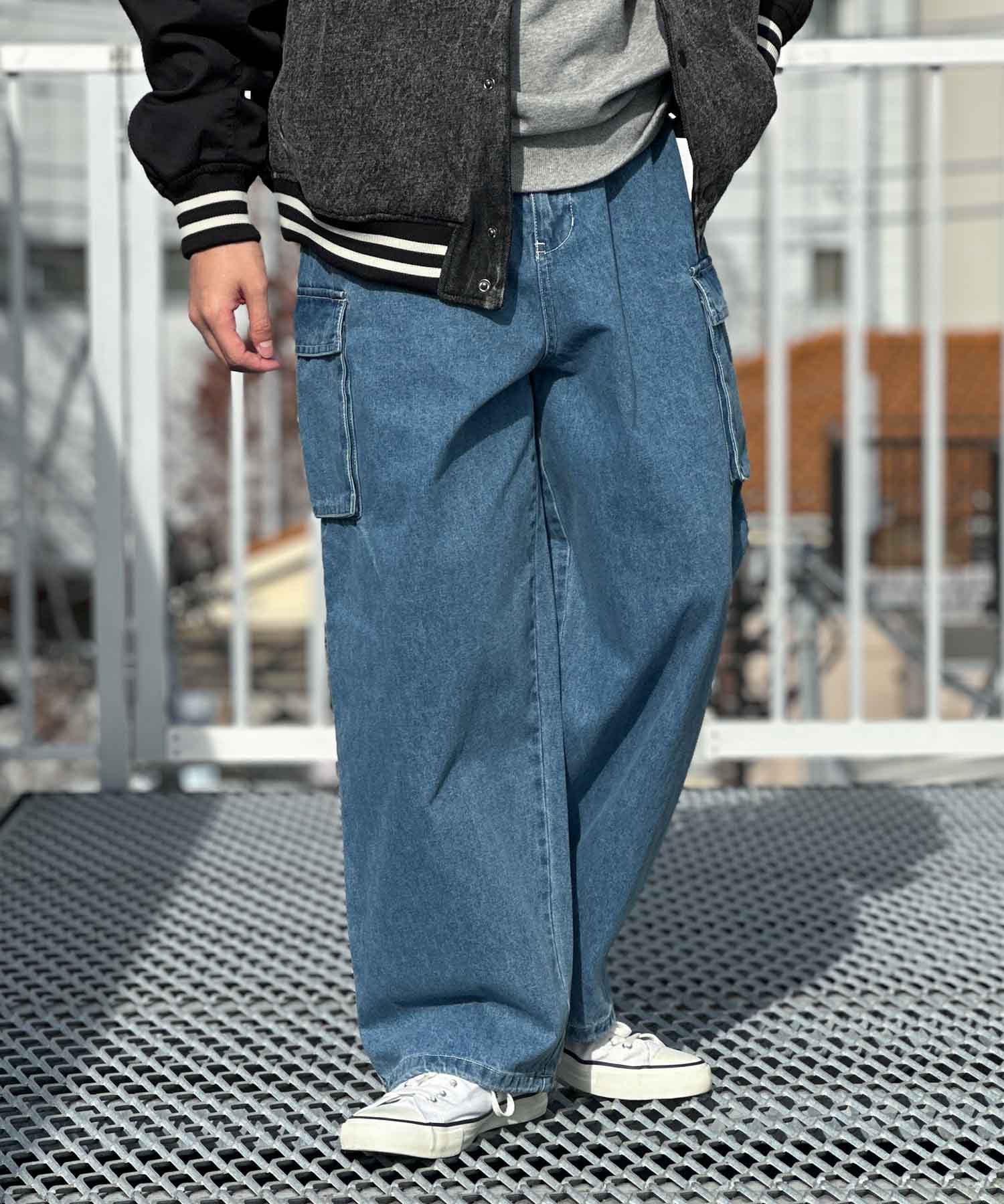 維吉恩街頭服飾 VISION STREET WEAR 彩色牛仔工裝褲