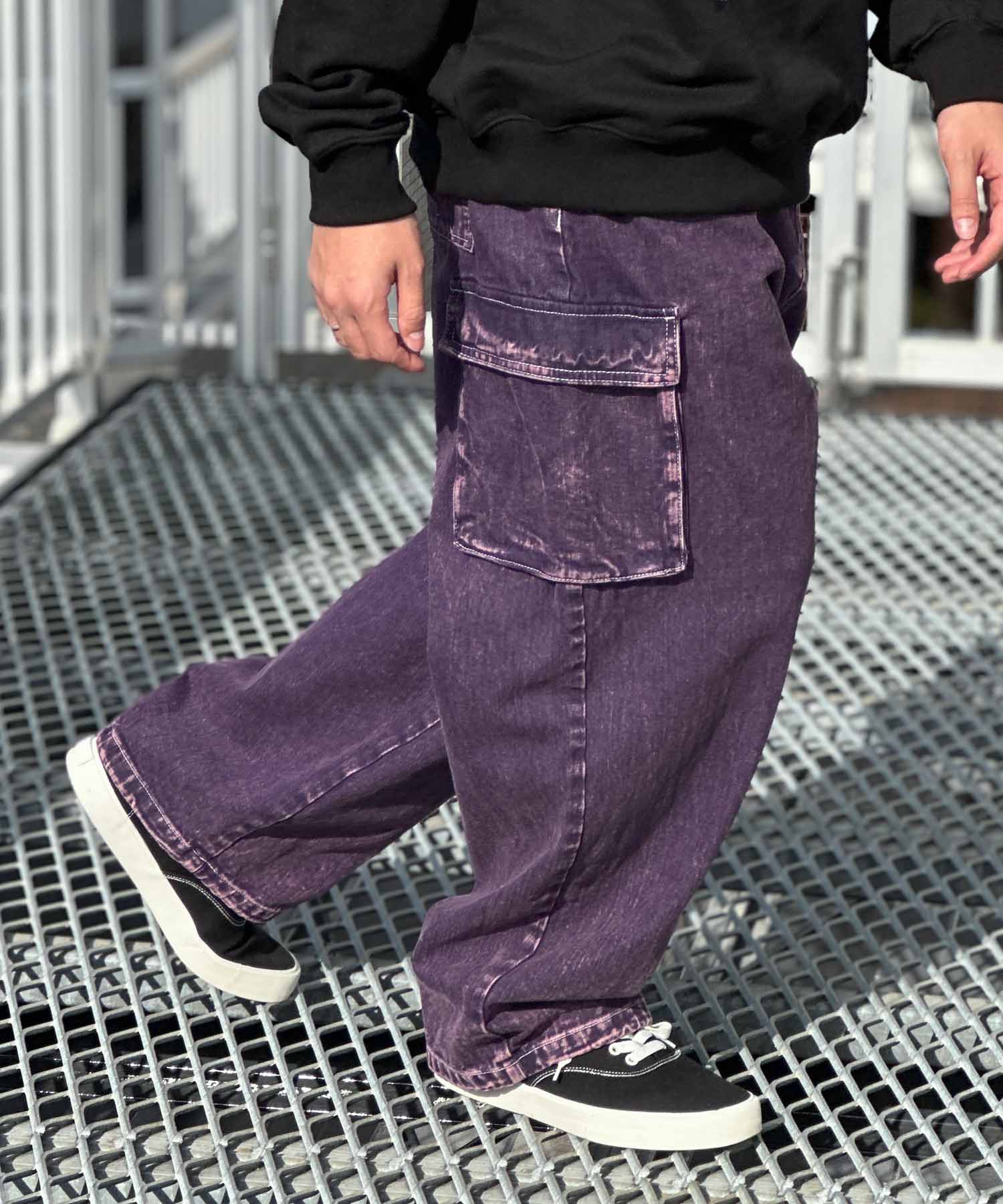 維吉恩街頭服飾 VISION STREET WEAR 彩色牛仔工裝褲