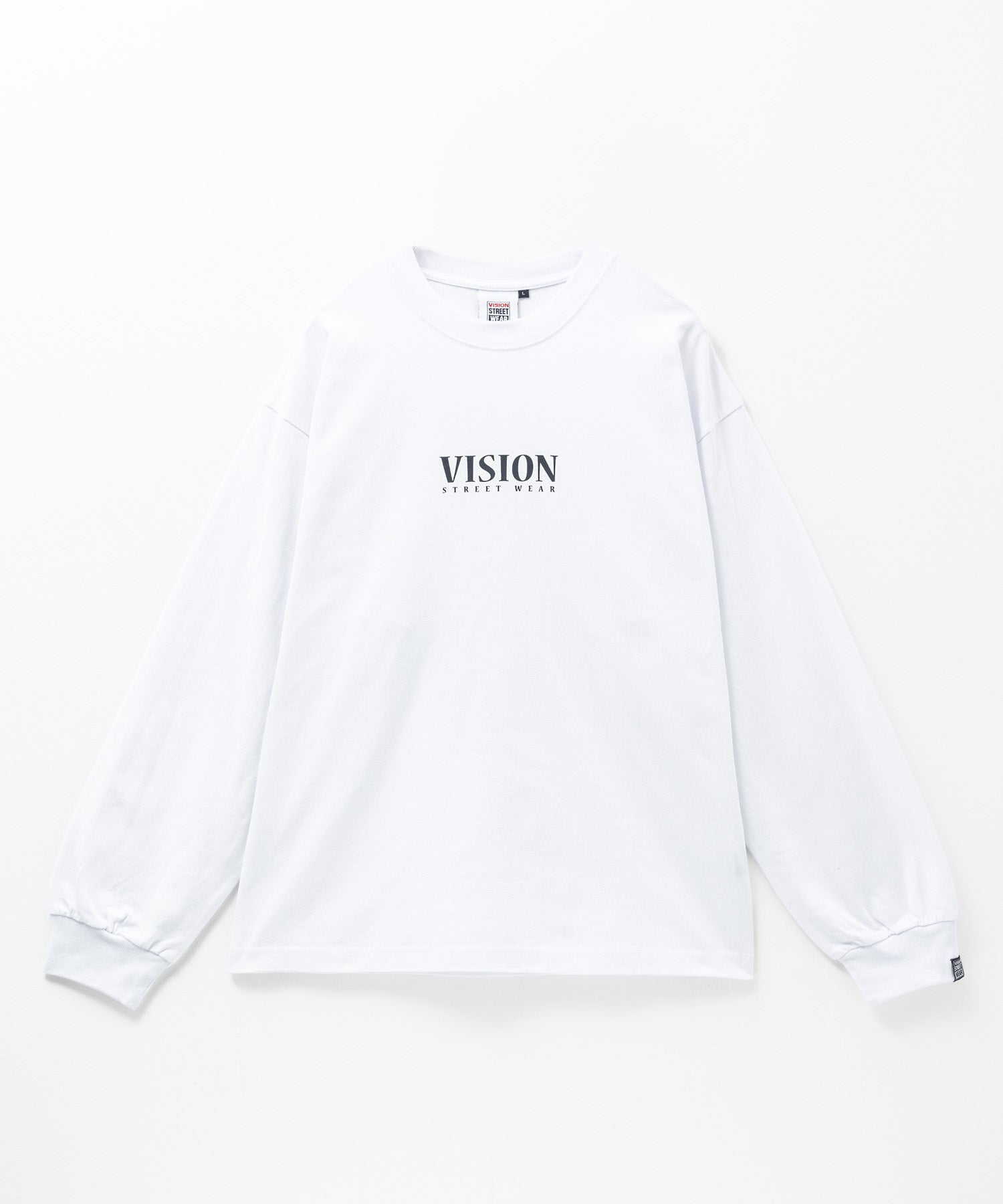 ヴィジョン ストリート ウェア VISION STREET WEAR ベアーロゴプリント長袖Tシャツ (ブラック) ブラック