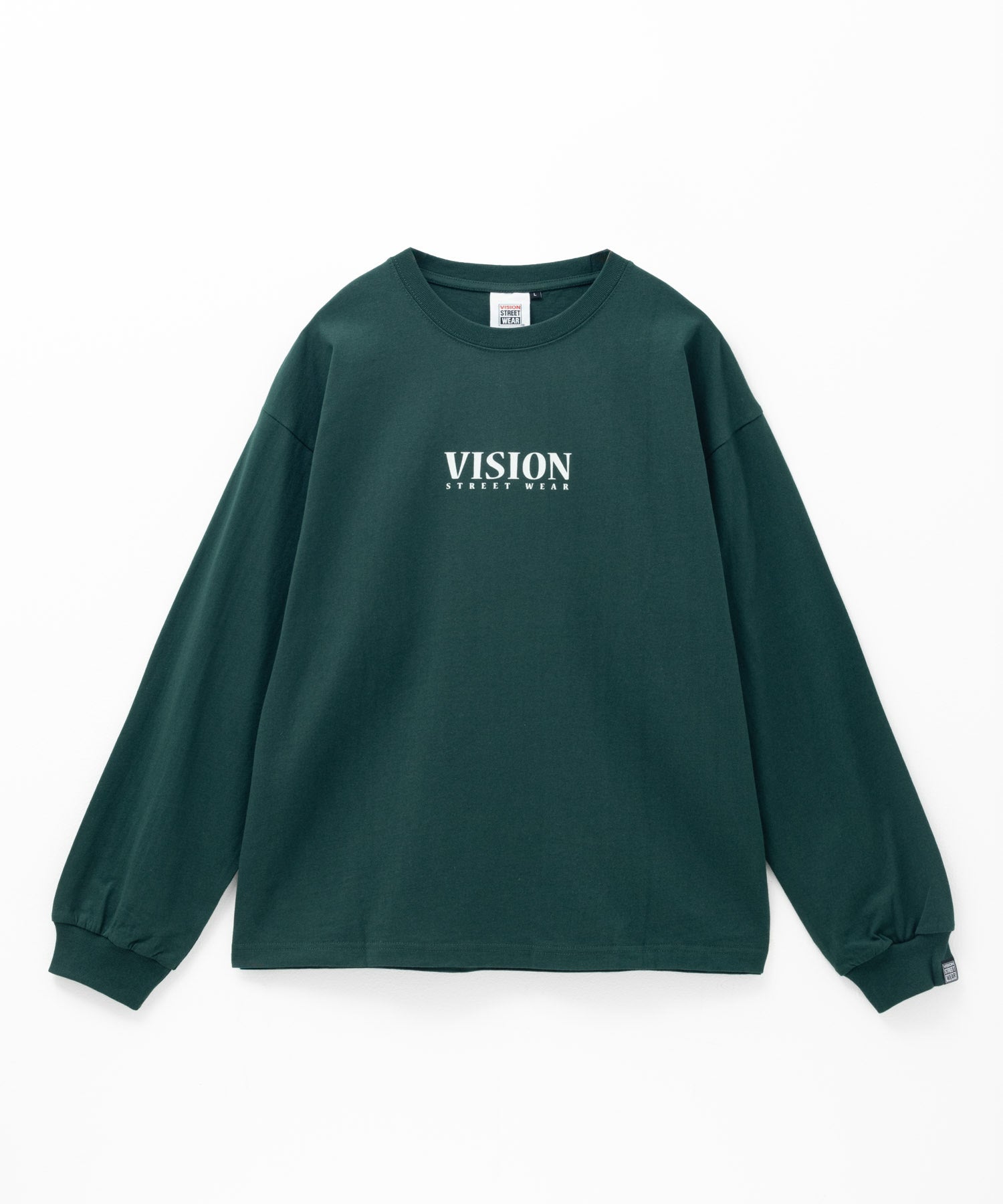 ヴィジョン ストリート ウェア VISION STREET WEAR ベアーロゴプリント長袖Tシャツ (ブラック) ブラック