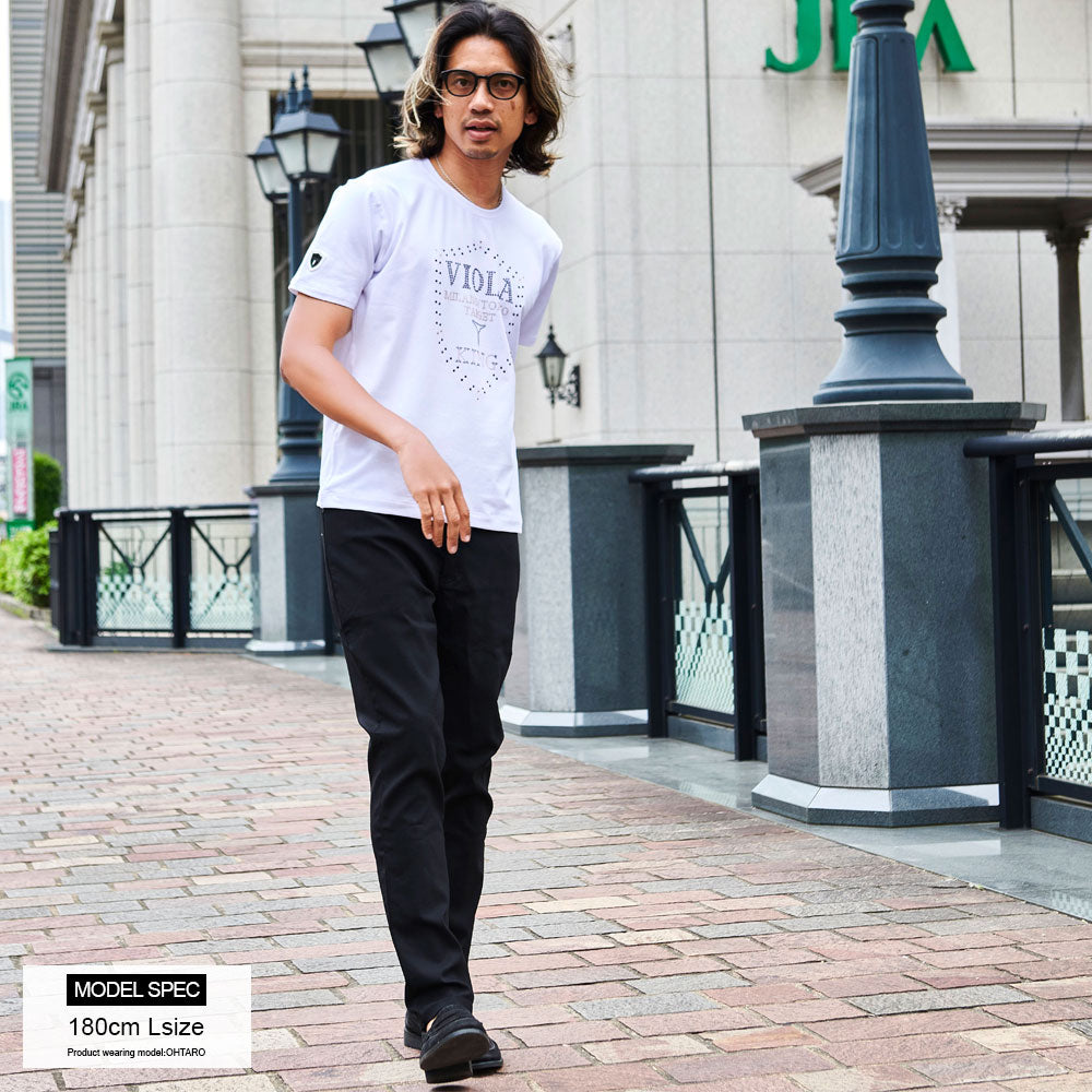 ヴィオラ VIOLA VIOLA 裏使いクルー半袖Tシャツ (3-2(K.ORANGE/蛍光オレンジ)) 3-2(K.ORANGE/蛍光オレンジ)